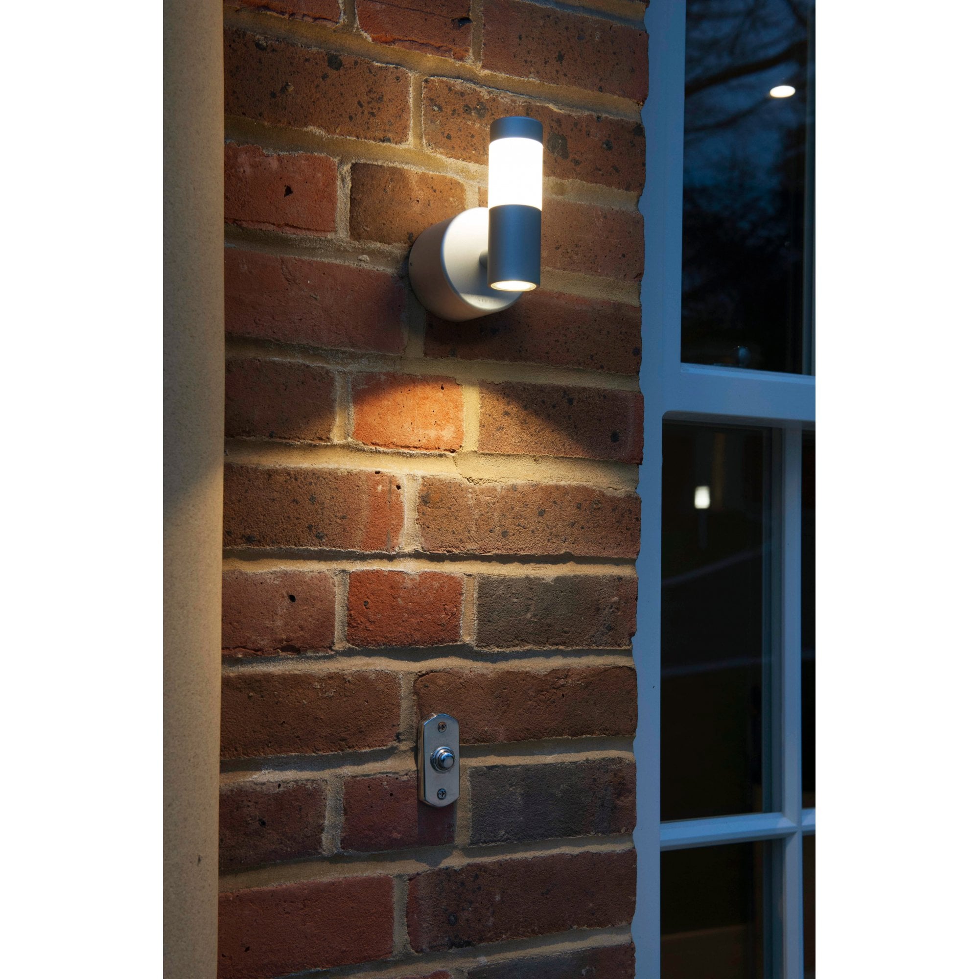Collingwood WL060 Straight to Mains LED Halo/Flood Wall Light - Aluminium
