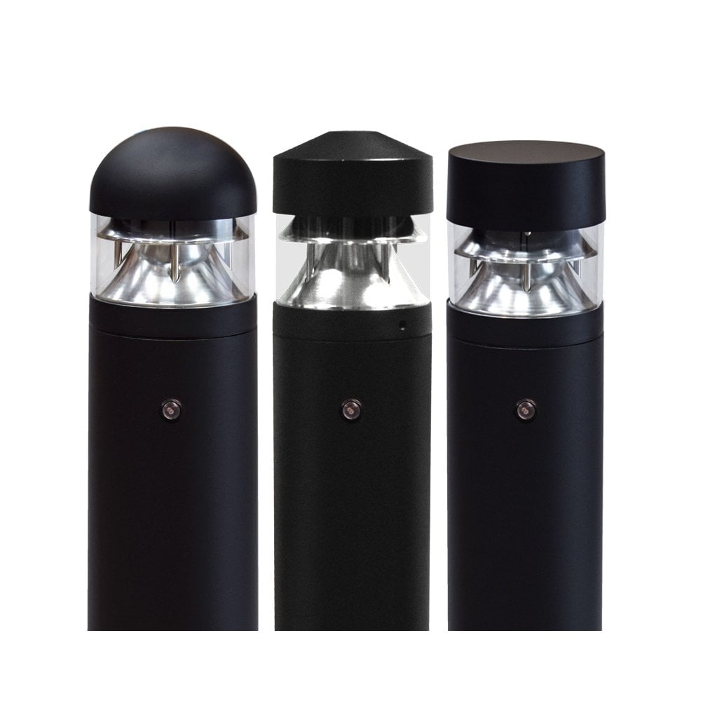 Lumena Parabola Dome Bollard Light - Black - Mains