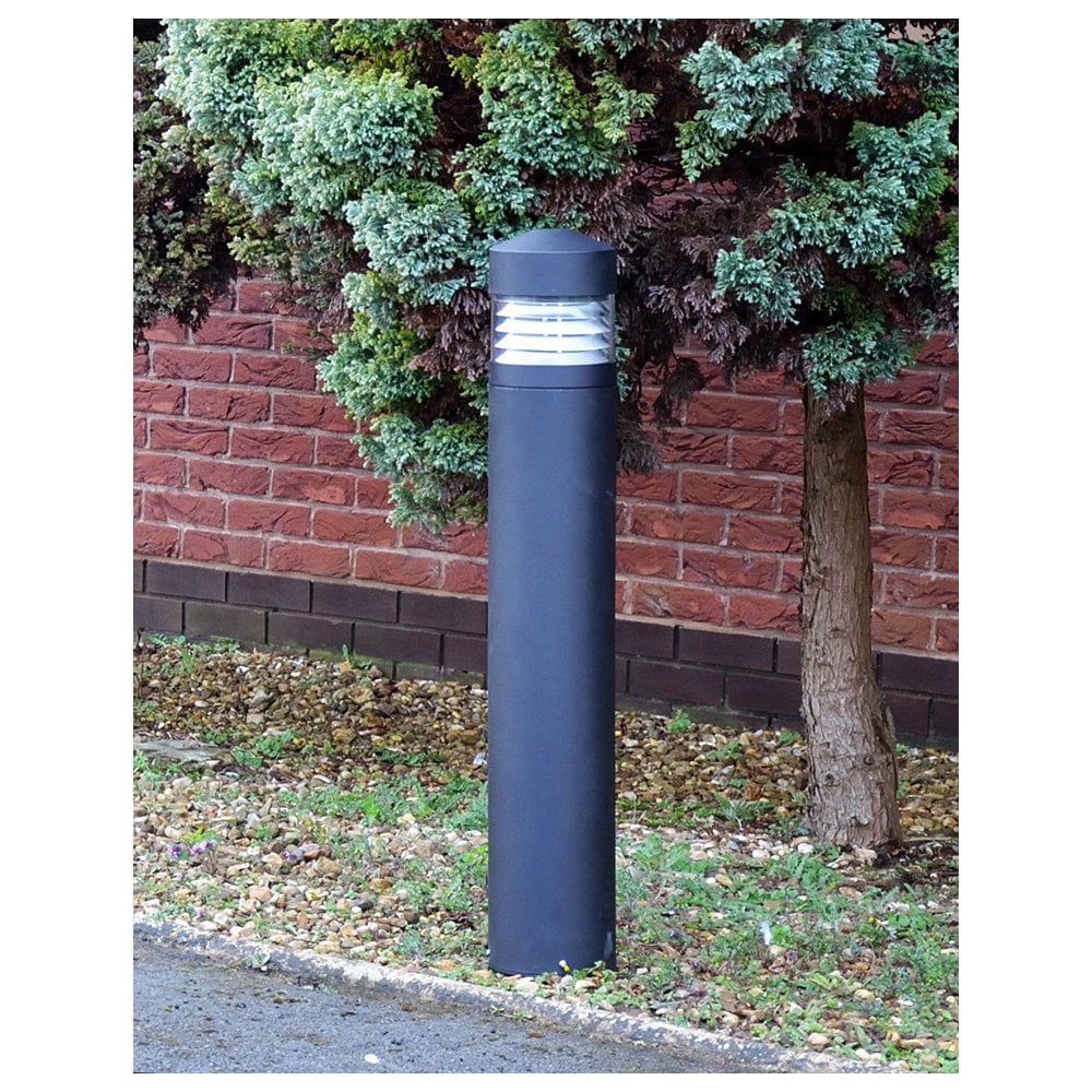 Lumena Lighthouse Pillar Bollard Light - Black - Mains