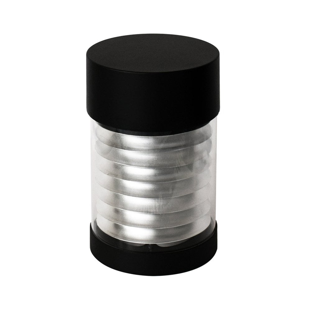 Lumena LEDifice Flat Bollard Light - Black - Mains