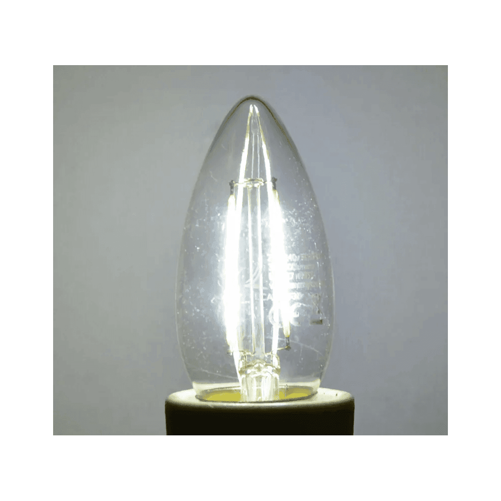 Lumena 4.5W LED Filament Candle Bulb - Daylight White
