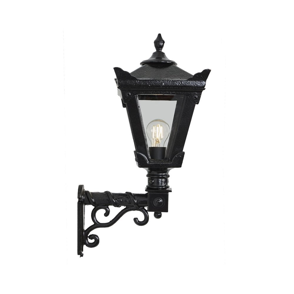 Harte Victorian 0.58m Traditional Wall Light With Decorative Arm - Cast Iron