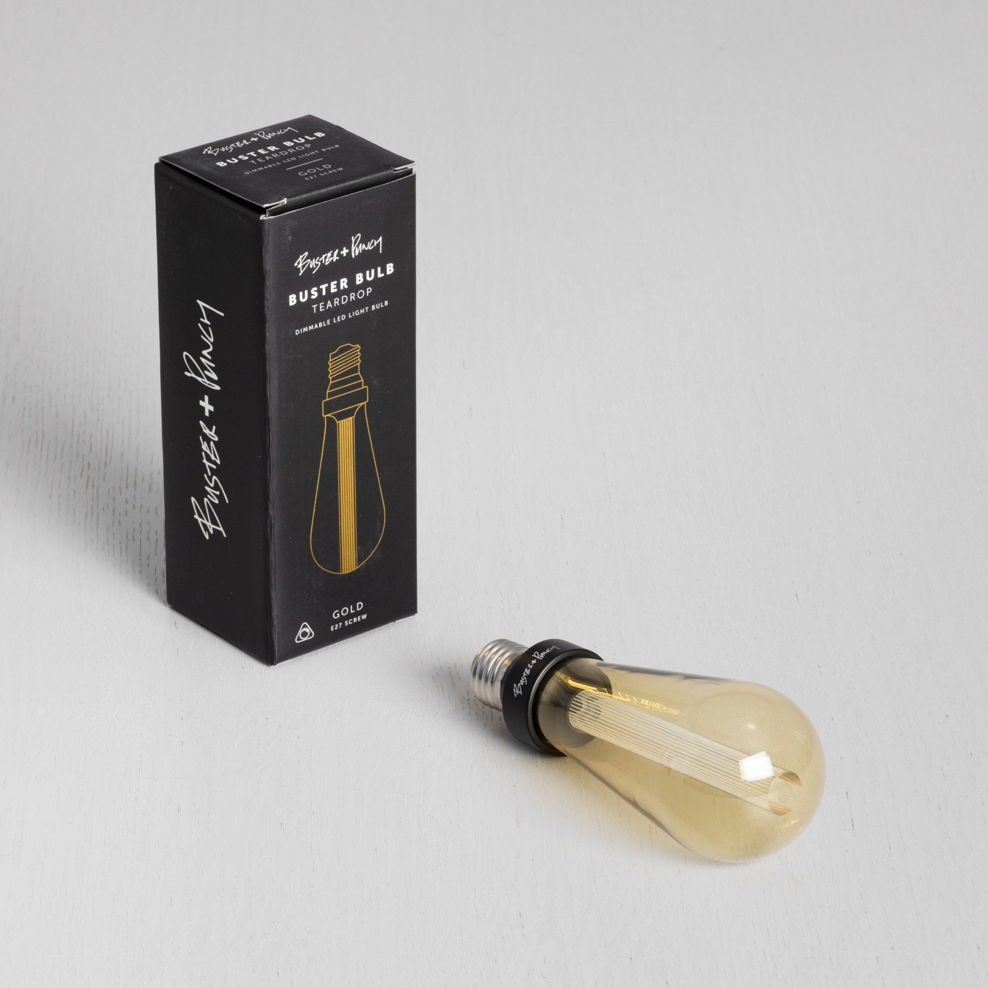 Buster + Punch Gold Buster Bulb E27 5W LED 2400k - Dimmable