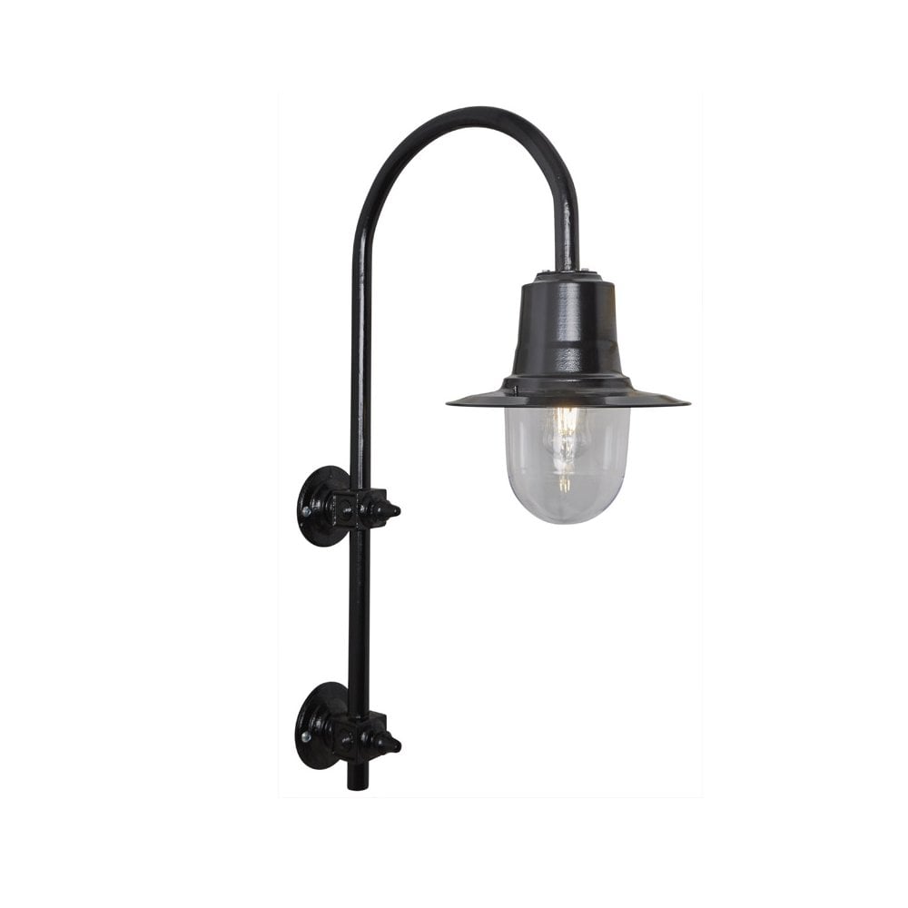 Harte Vintage Tear Drop 0.46m Wall Light - Galvanised Steel