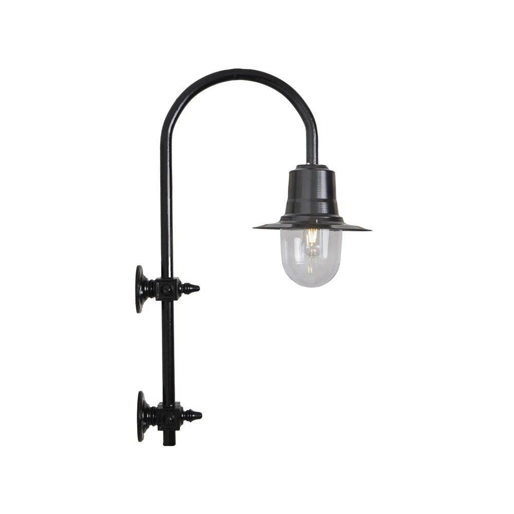 Harte Vintage Tear Drop 0.46m Wall Light - Galvanised Steel