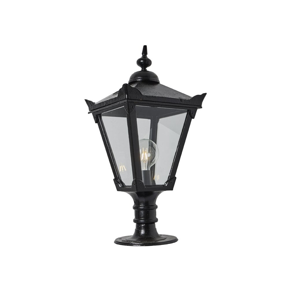 Harte Victorian 0.83m Traditional Pier Light For Flat Pier Caps - Cast Iron