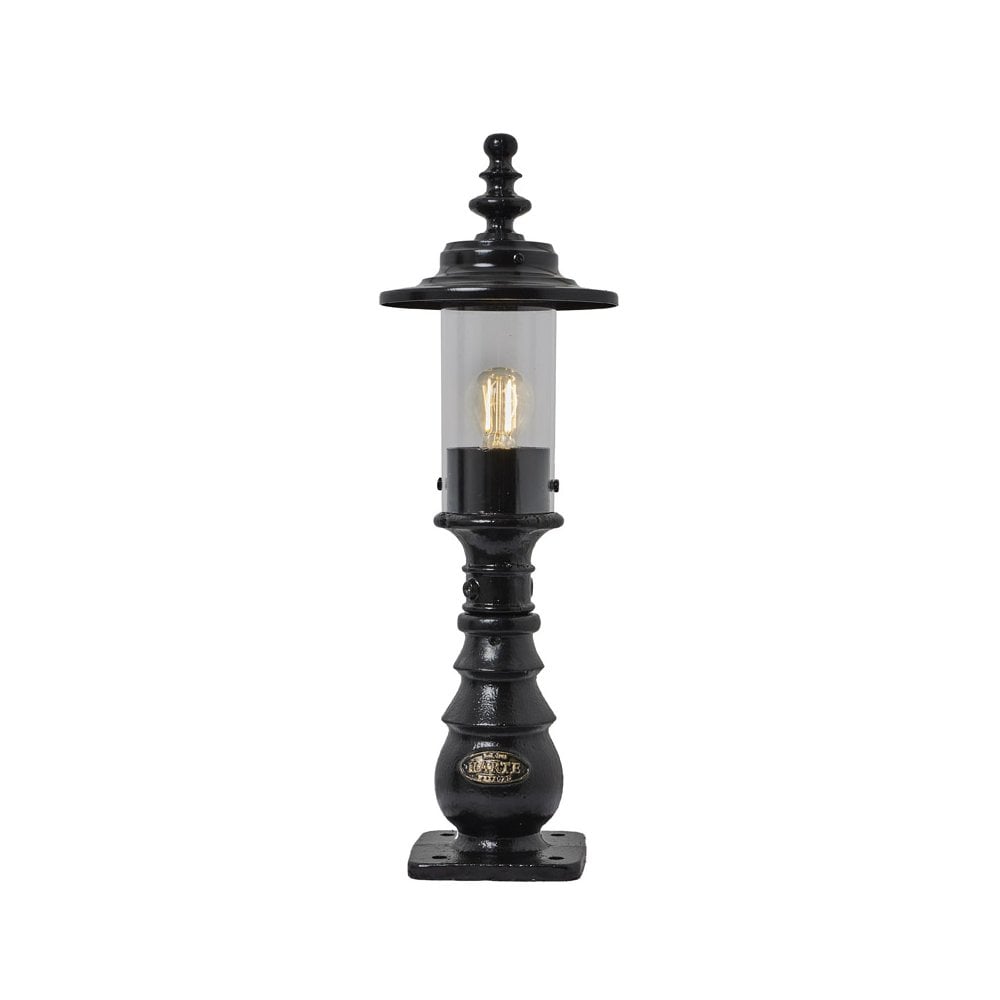 Harte Georgian Style 0.62m Pedestal Light - Cast Iron & Steel