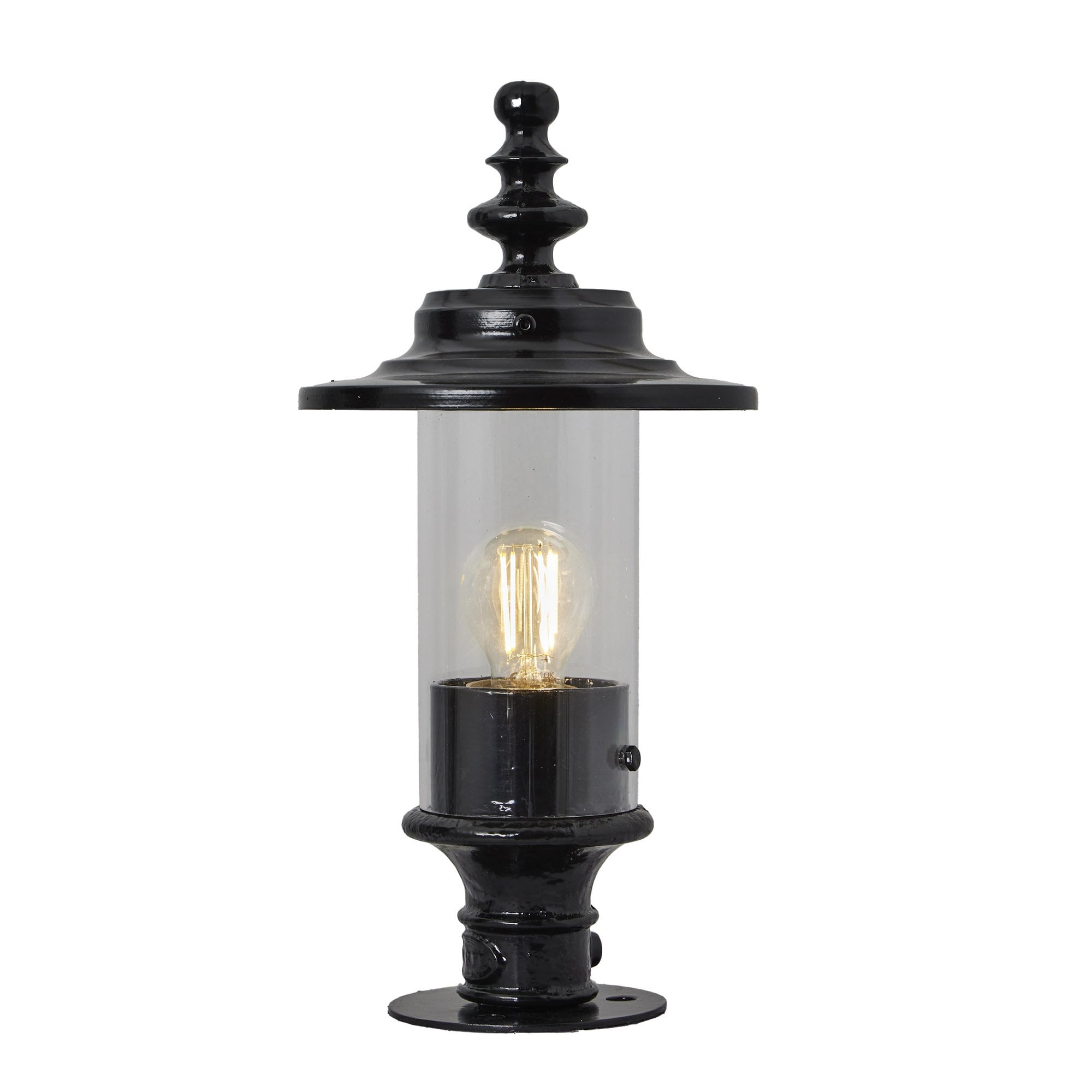Harte Georgian Style 0.39m Pier Light - Cast Iron & Steel