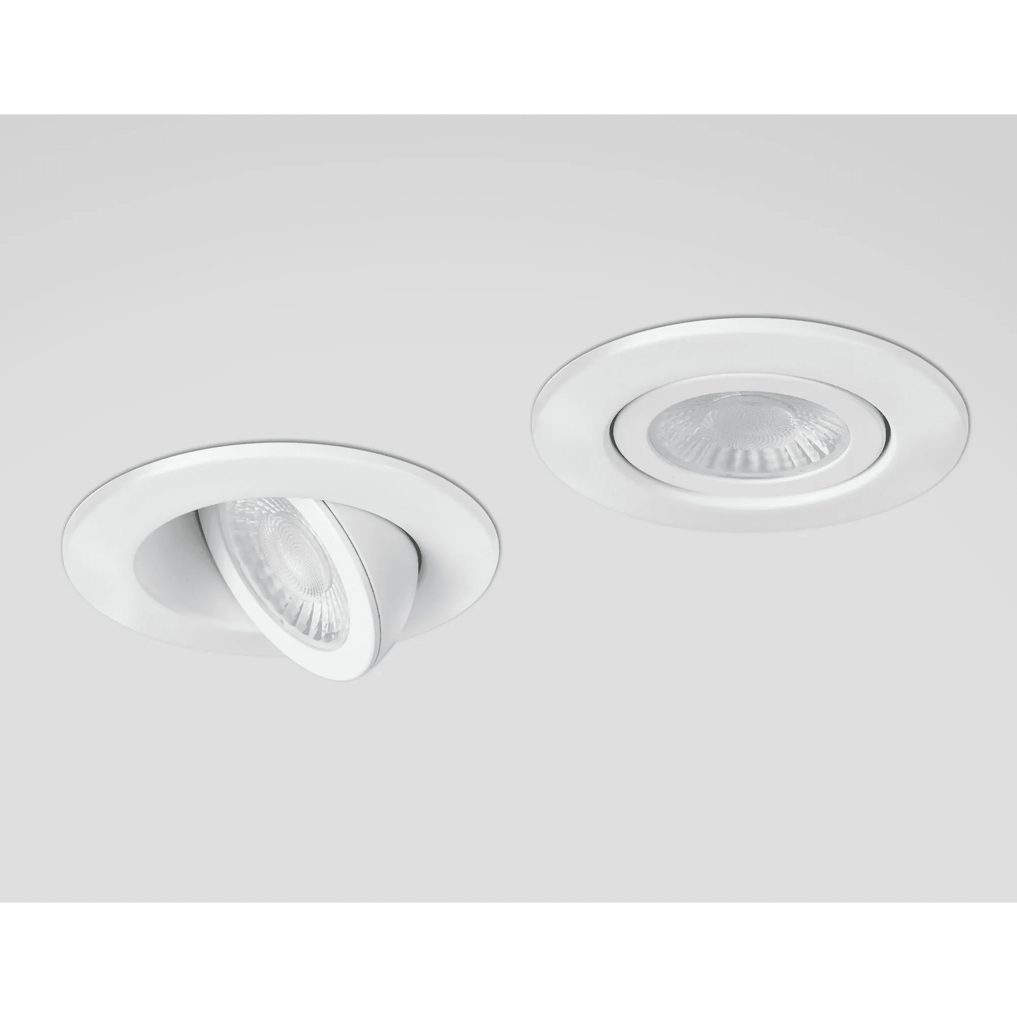 Fabula Mulgrave CCT LED Adjustable Downlight  - IP65 Fire Rated - Matt White