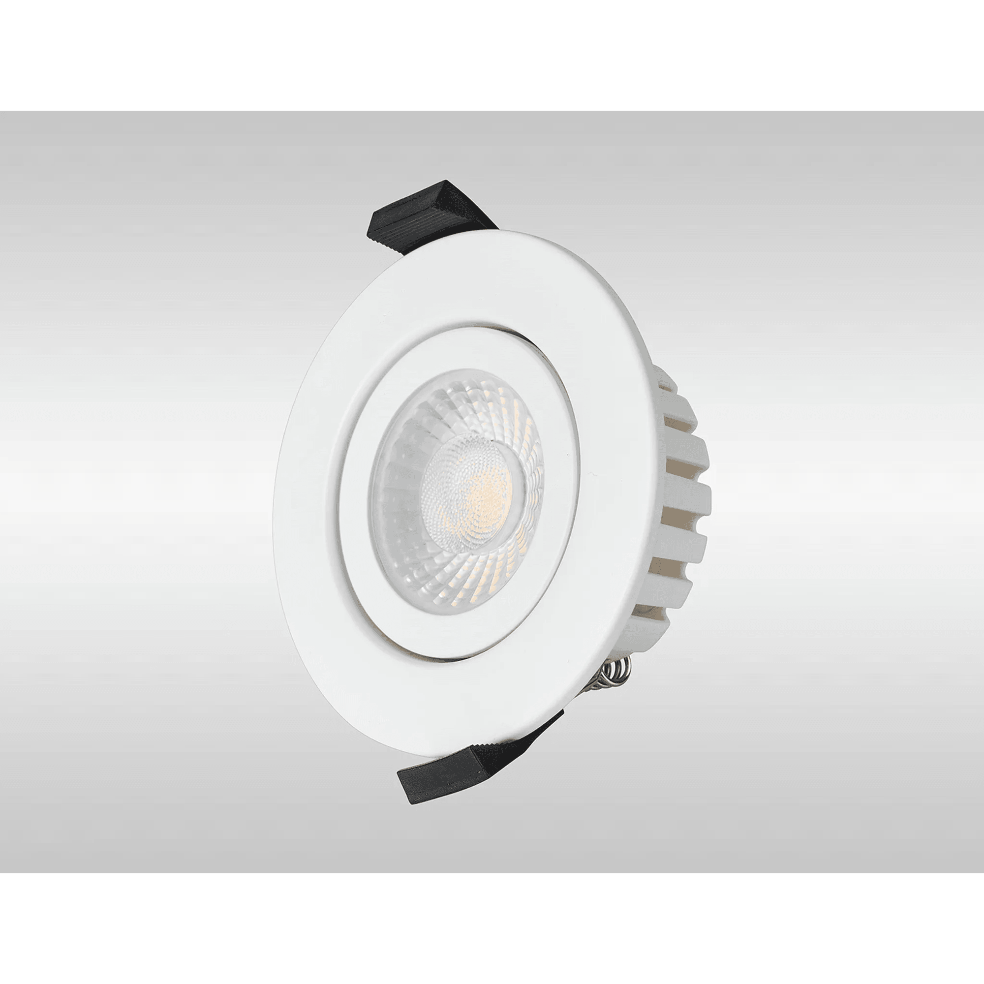 Fabula Mulgrave CCT LED Adjustable Downlight  - IP65 Fire Rated - Matt White