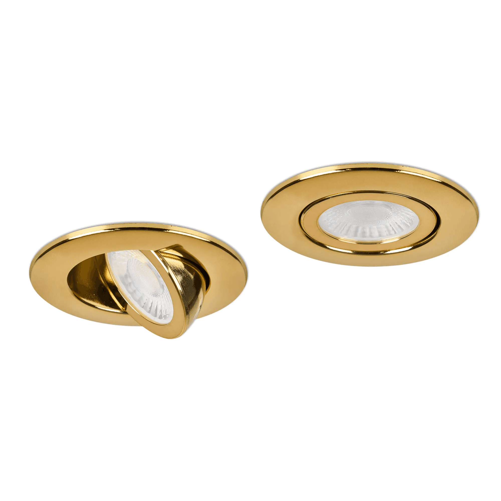 Fabula Mulgrave CCT LED Adjustable Downlight  - IP65 Fire Rated - Brass