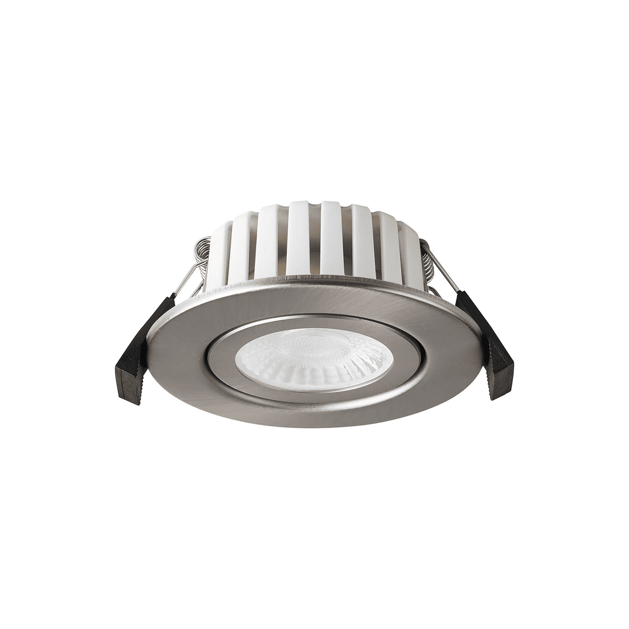 Fabula Mulgrave CCT LED Adjustable Downlight  - IP65 Fire Rated - Brushed Nickel