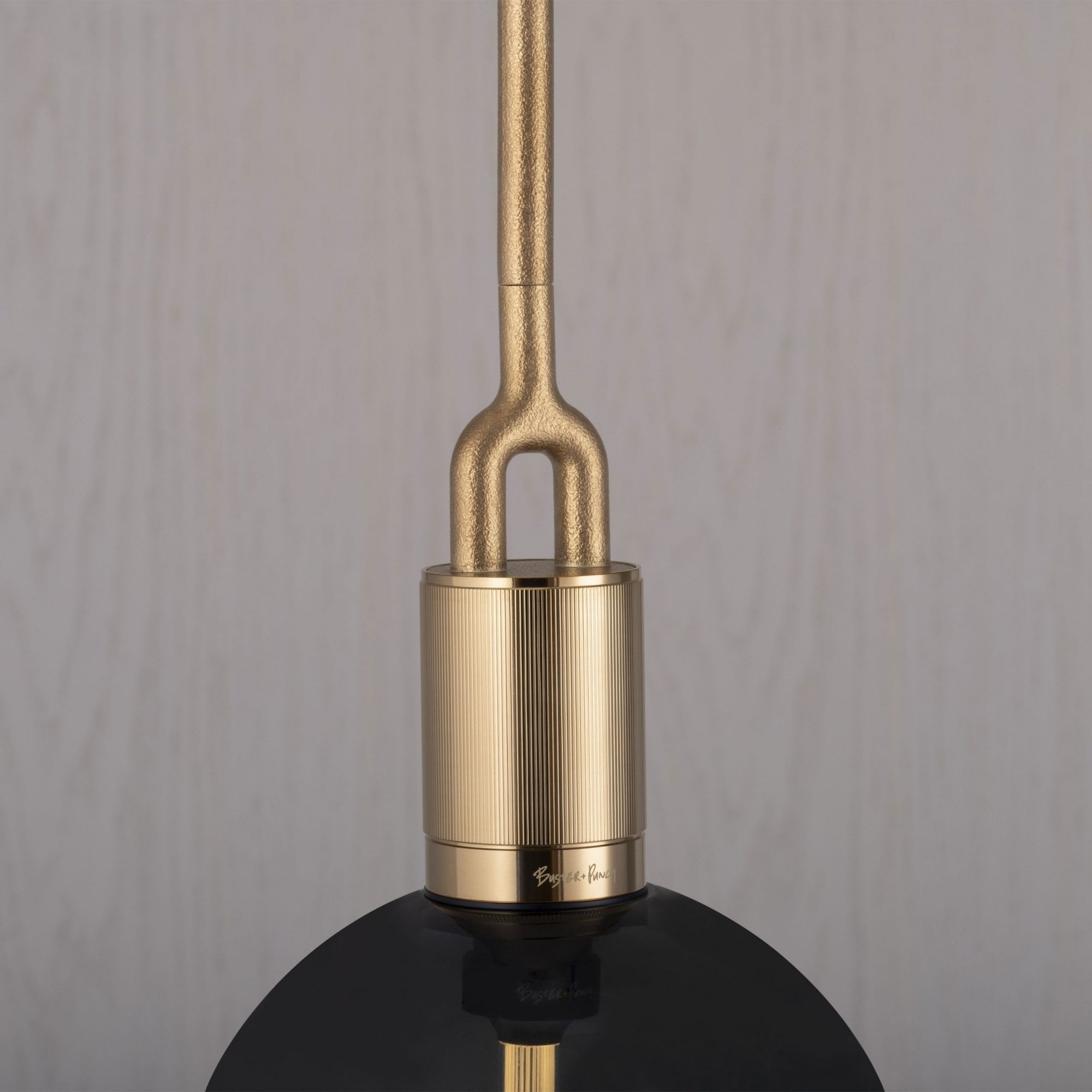 Buster + Punch Forked Globe Smoked Pendant - Medium