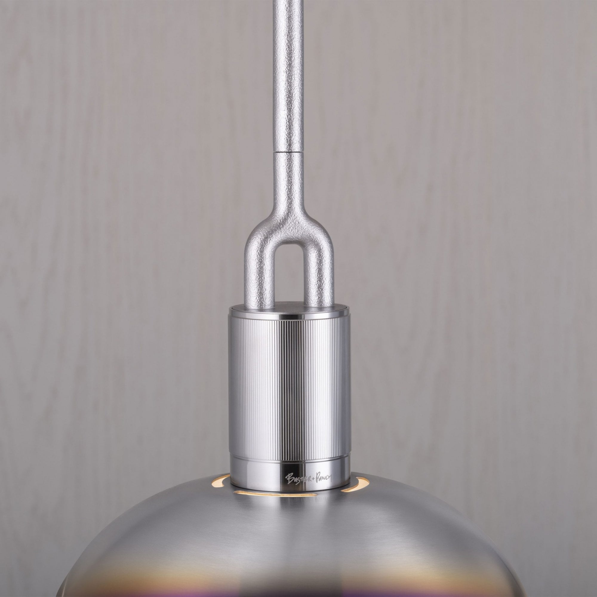 Buster + Punch Forked Globe Opal Shade Pendant - Large