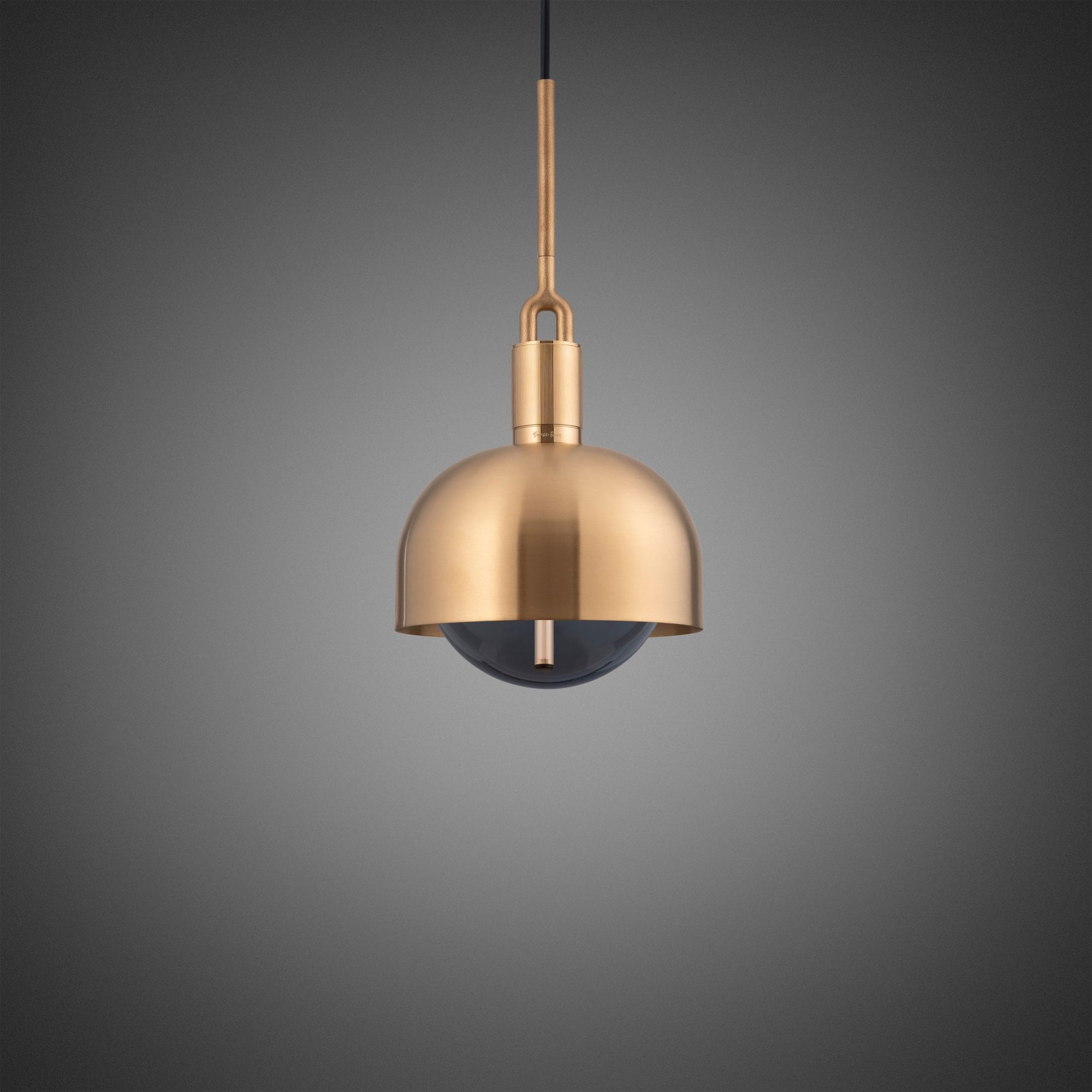Buster + Punch Forked Globe Smoked Shade Pendant - Medium