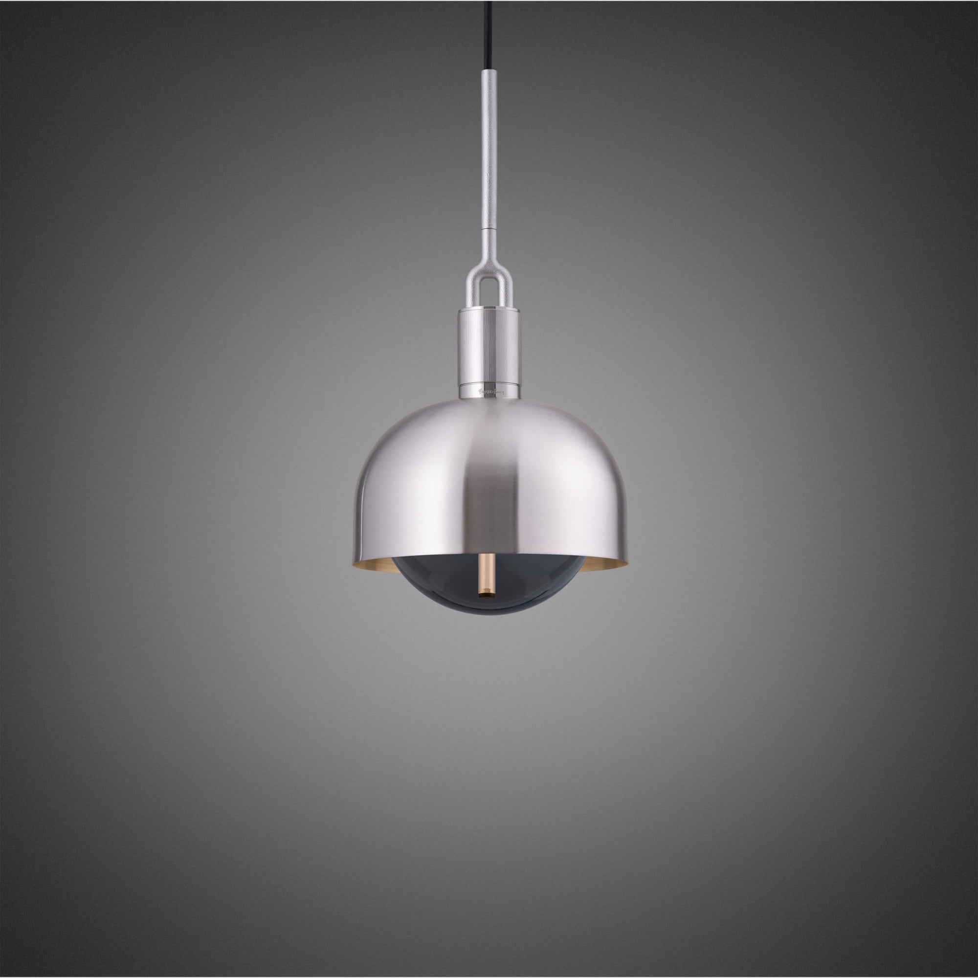 Buster + Punch Forked Globe Smoked Shade Pendant - Medium