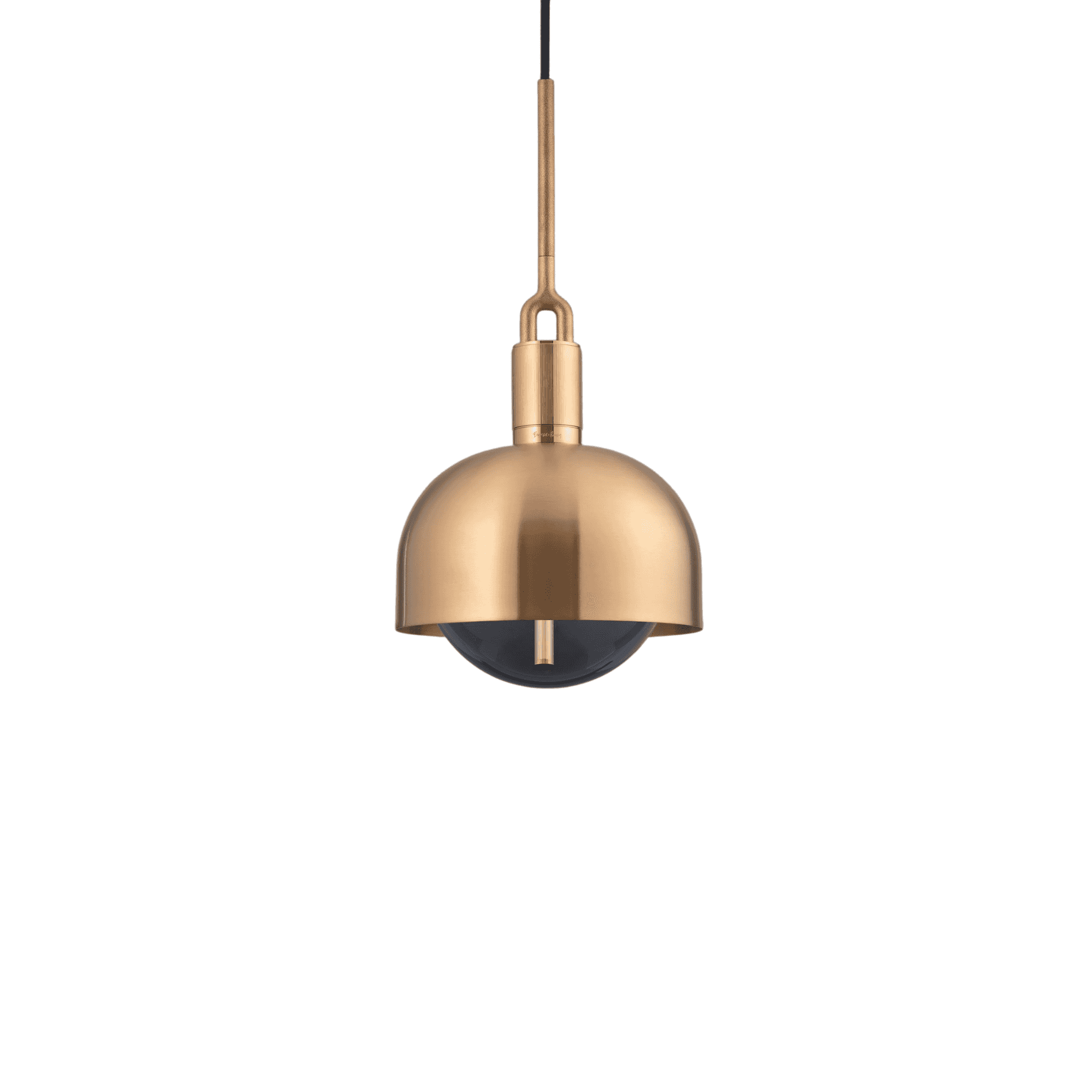 Buster + Punch Forked Globe Smoked Shade Pendant - Medium