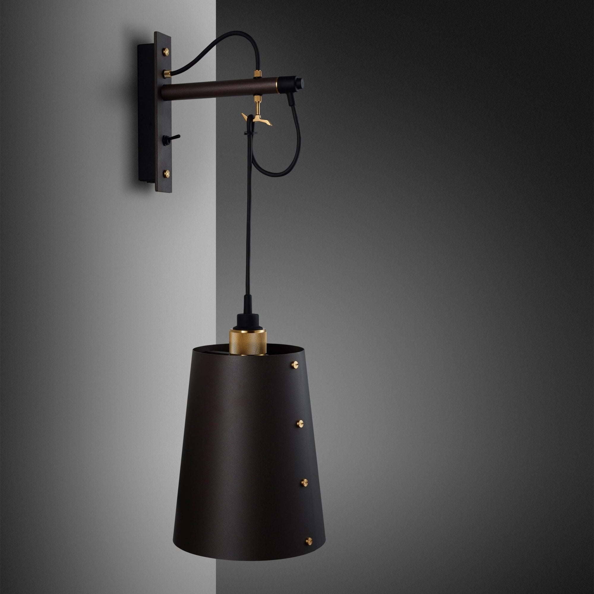 Buster + Punch Hooked Wall Light - Large - Graphite