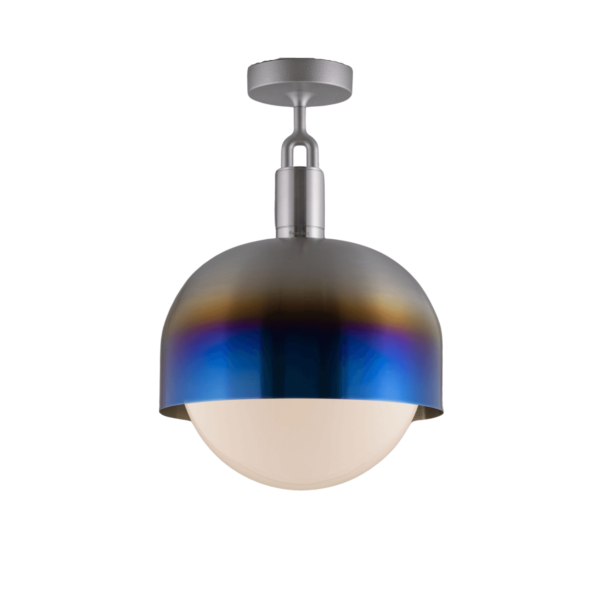 Buster + Punch Forked Ceiling Opal Globe Shade - Large