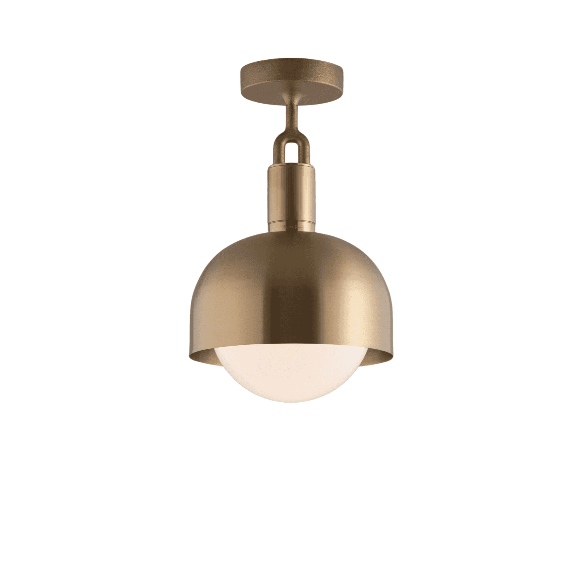 Buster + Punch Forked Ceiling Opal Globe Shade - Medium