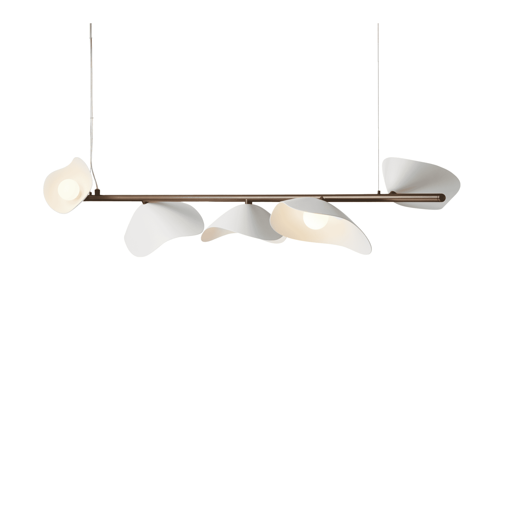 Nuura Florii 5 Linear Light - Dark Bronze & White