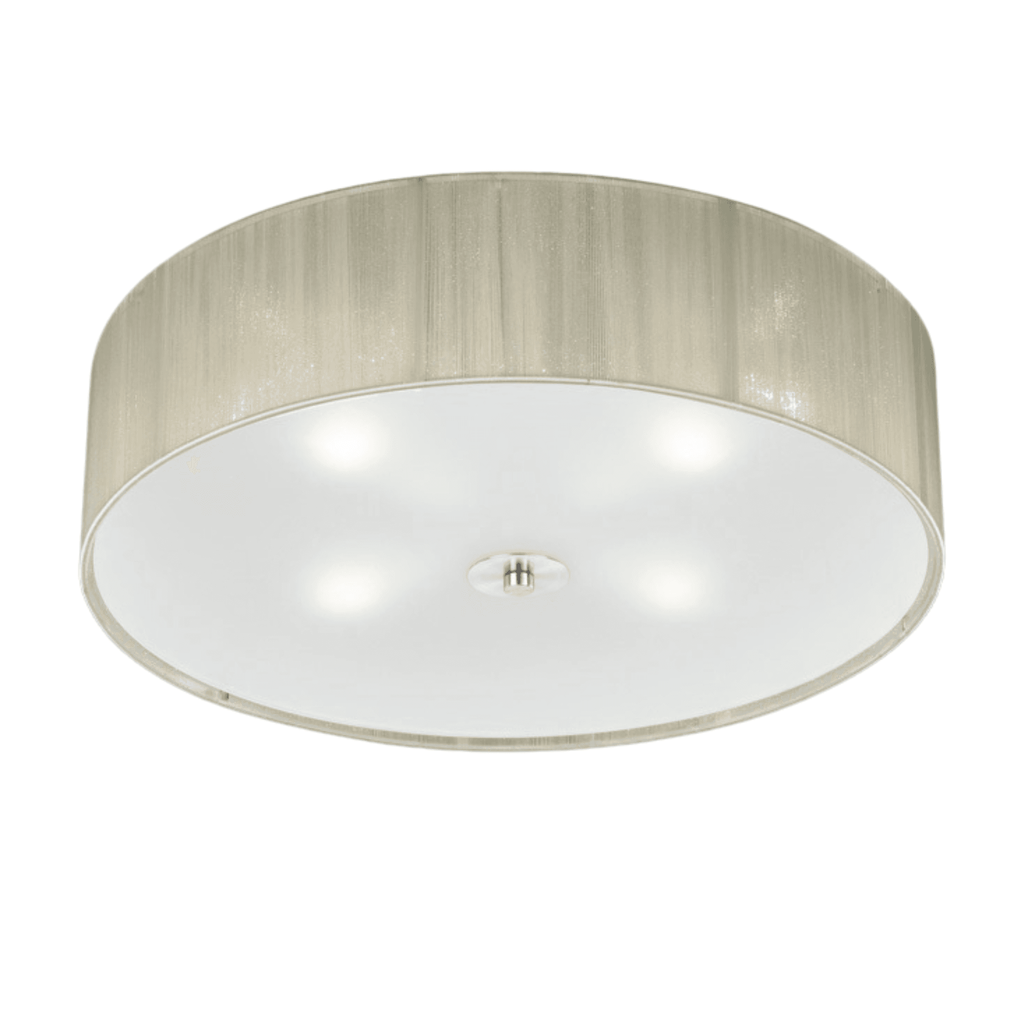 Franklite Desire 4 Light Flush - Cream Shade