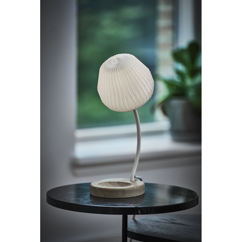 Le Klint 330 Bouquet Table Lamp - Light Oak & White