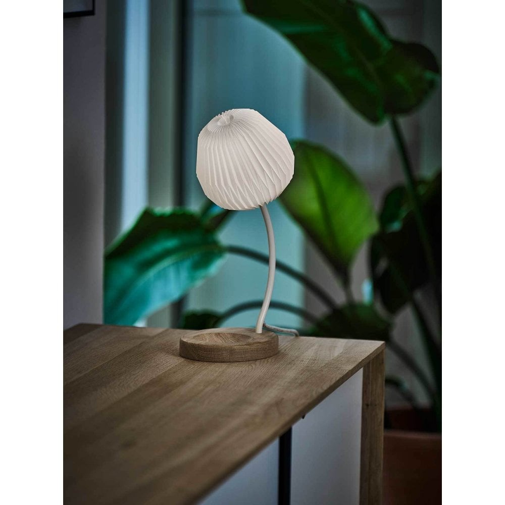 Le Klint 330 Bouquet Table Lamp - Light Oak & White