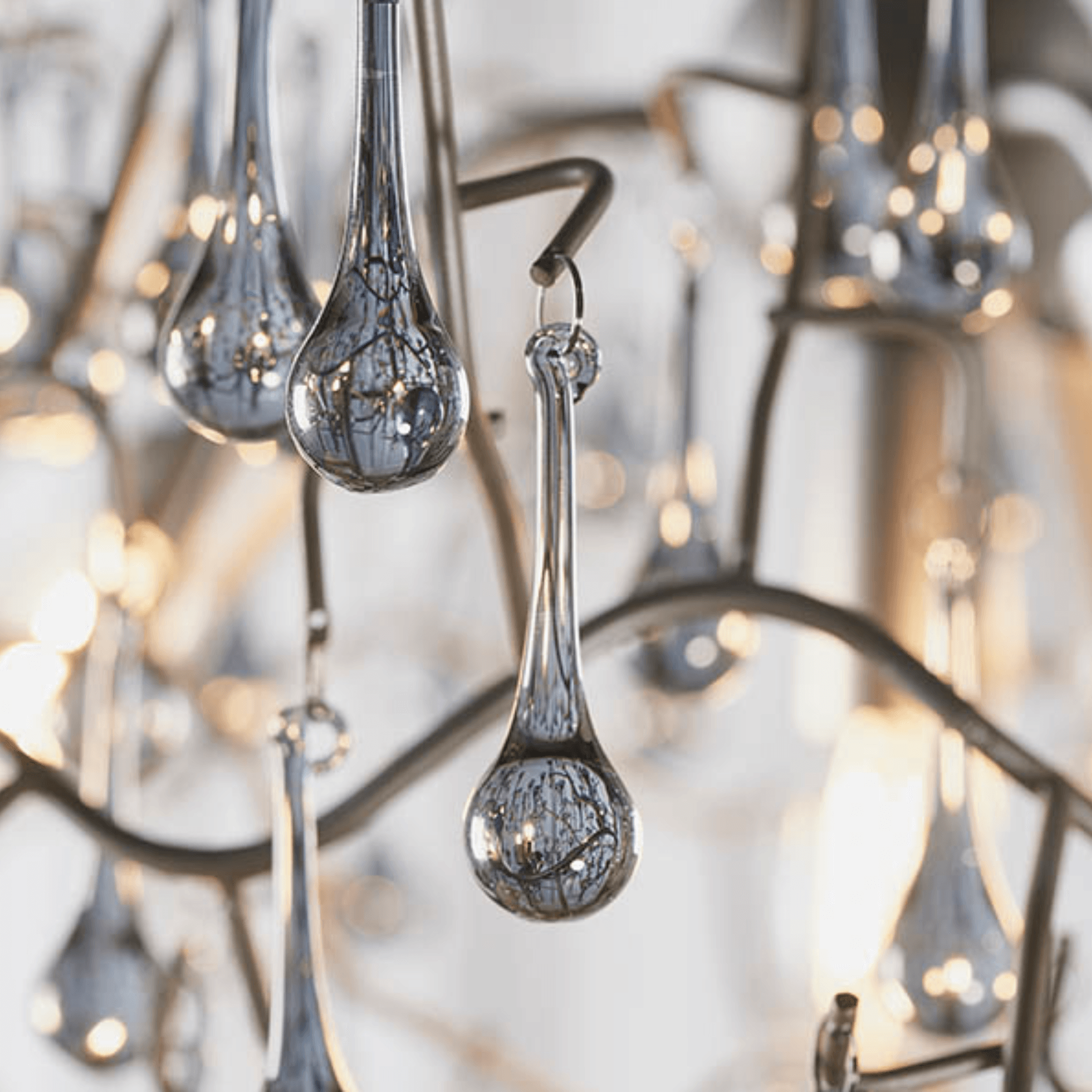 Utopia Spare Glass Droplet - Smokey Grey Tinted Glass
