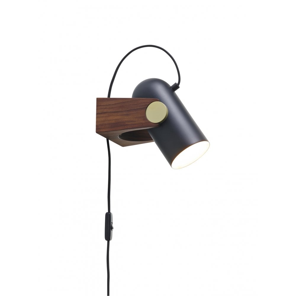 Le Klint Carronade Table & Wall Lamp - Black & Brass