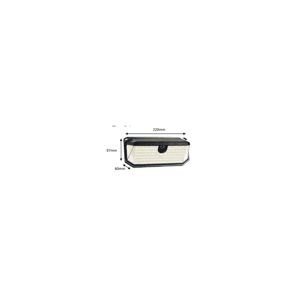 Lumena Alerta PIR Motion Sensor Solar Wall Light