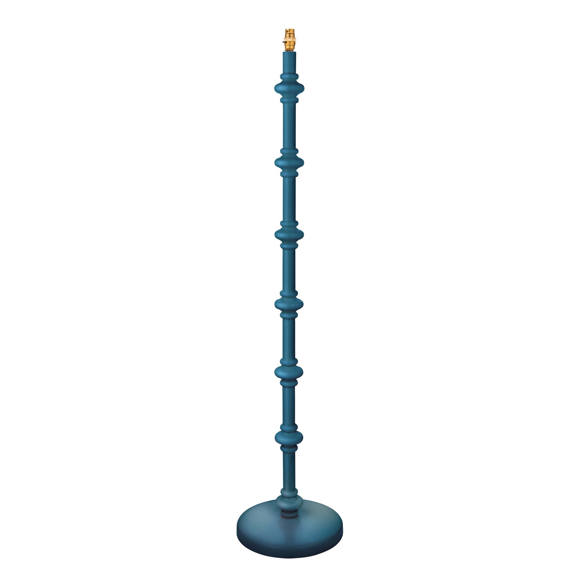 Endon Carnaby Single Light Floor - Satin Marlin Blue Paint