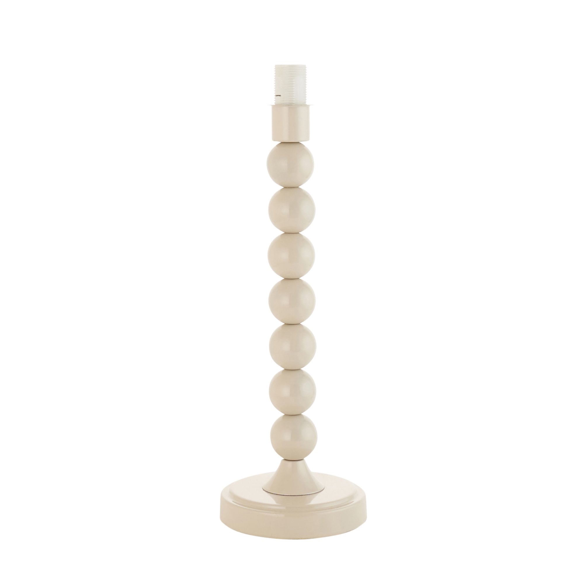 Endon Higgledy Single Light Table Lamp - Gloss Almond White Paint