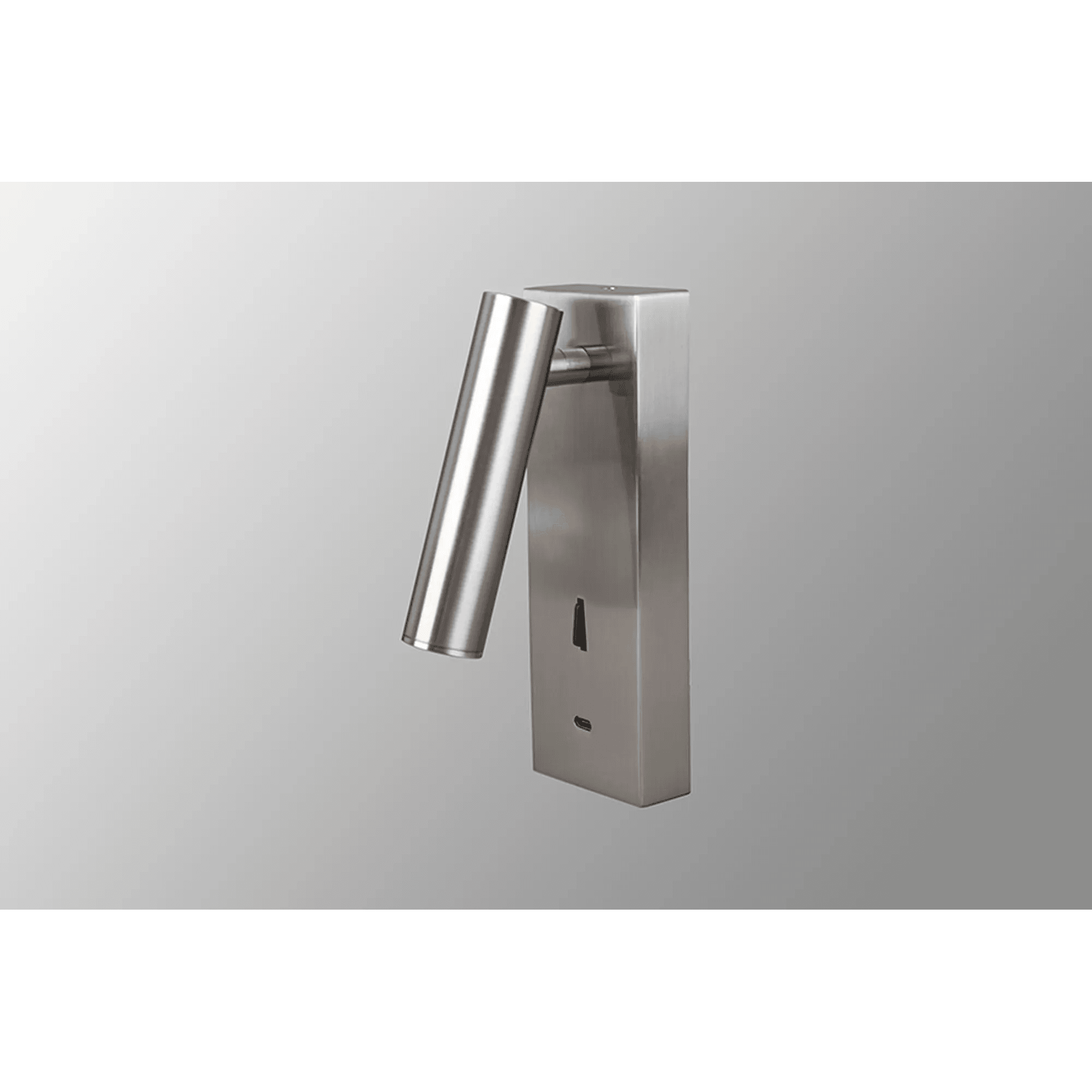 Mantra Tarifa II LED Adjustable Wall/Reading Light With USB-C Socket - Satin Nickel
