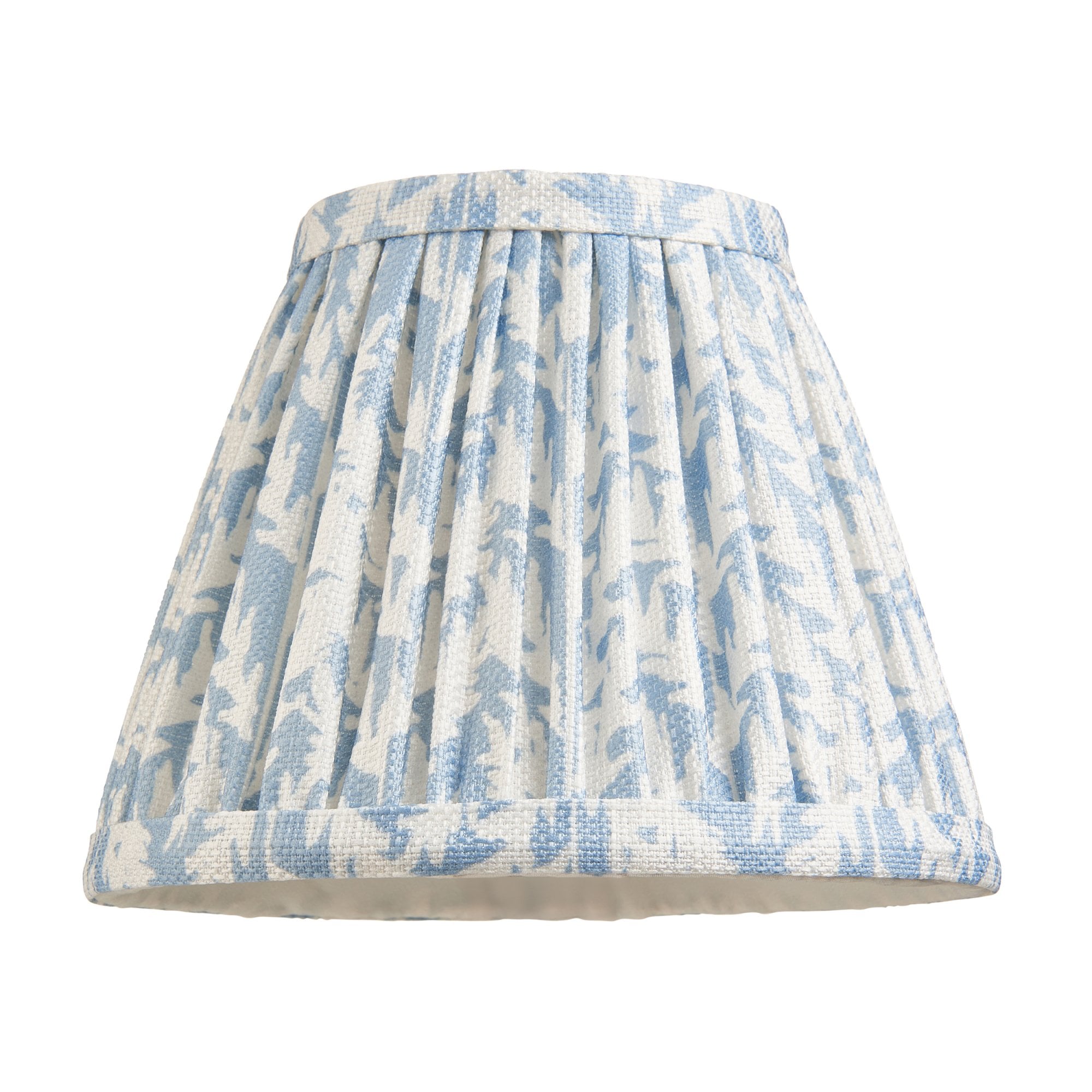 Endon Bibury Wall Light & Leaf 16cm Shell Bay Blue Shade
