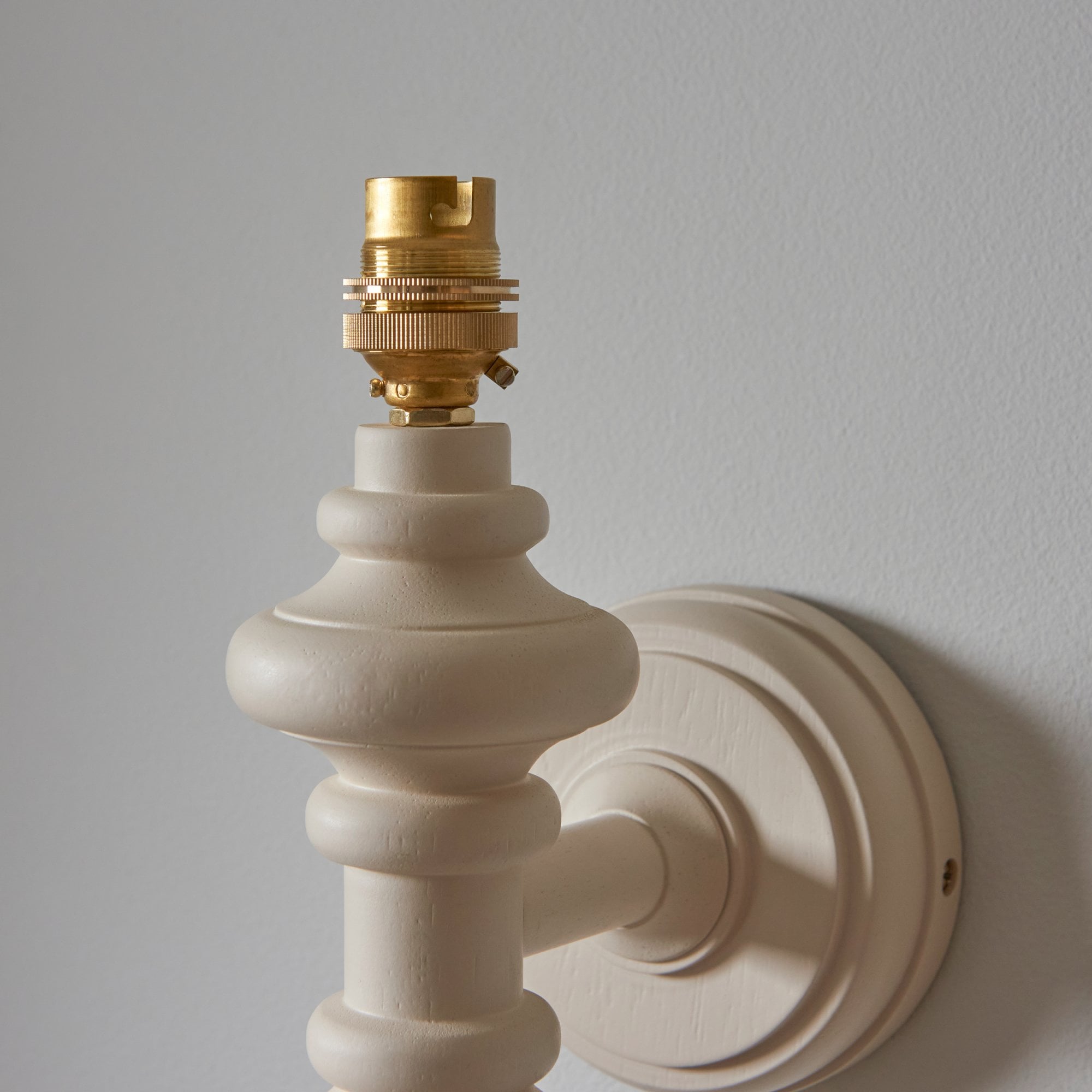 Endon Carnaby Satin Almond White Wall Light & Ripple 20cm Coral Pink Shade