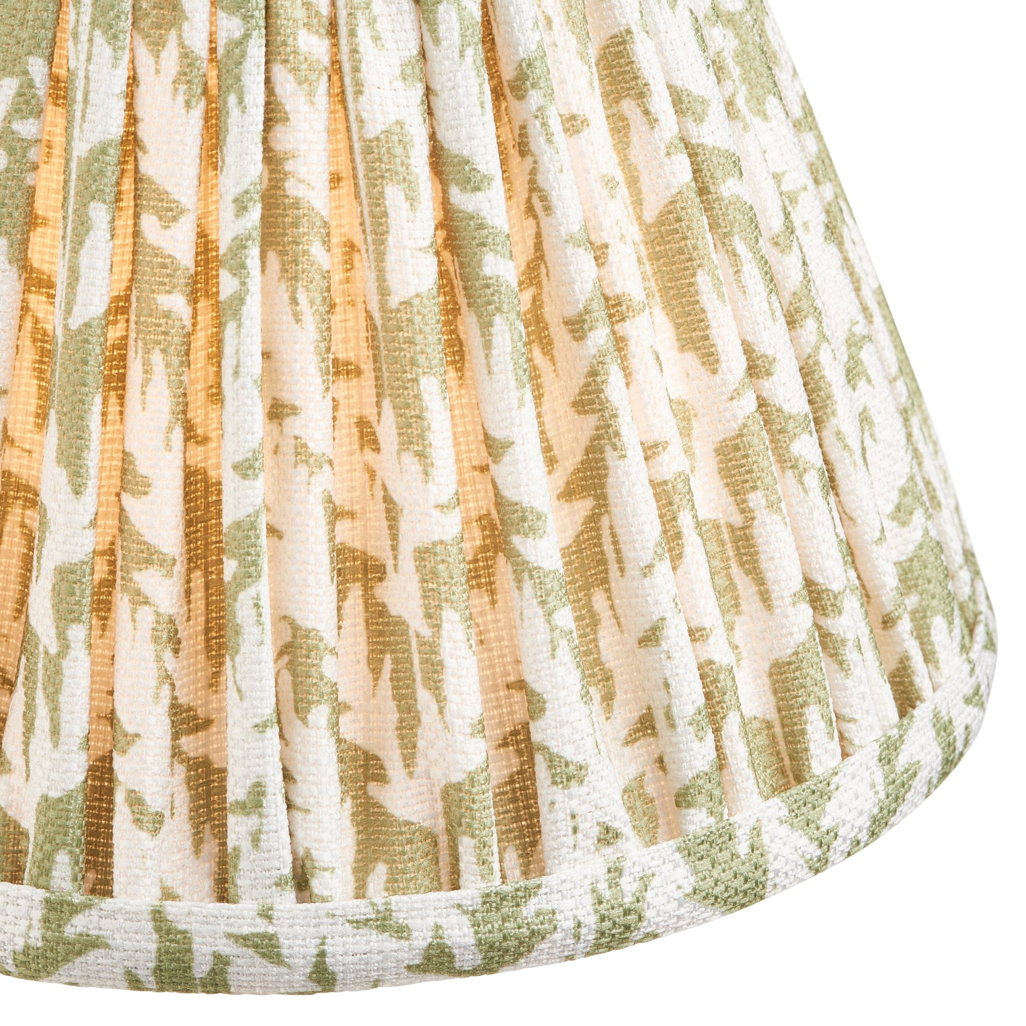 Endon Morton Rechargeable Table Lamp & Leaf 16cm Herb Garden Green Shade