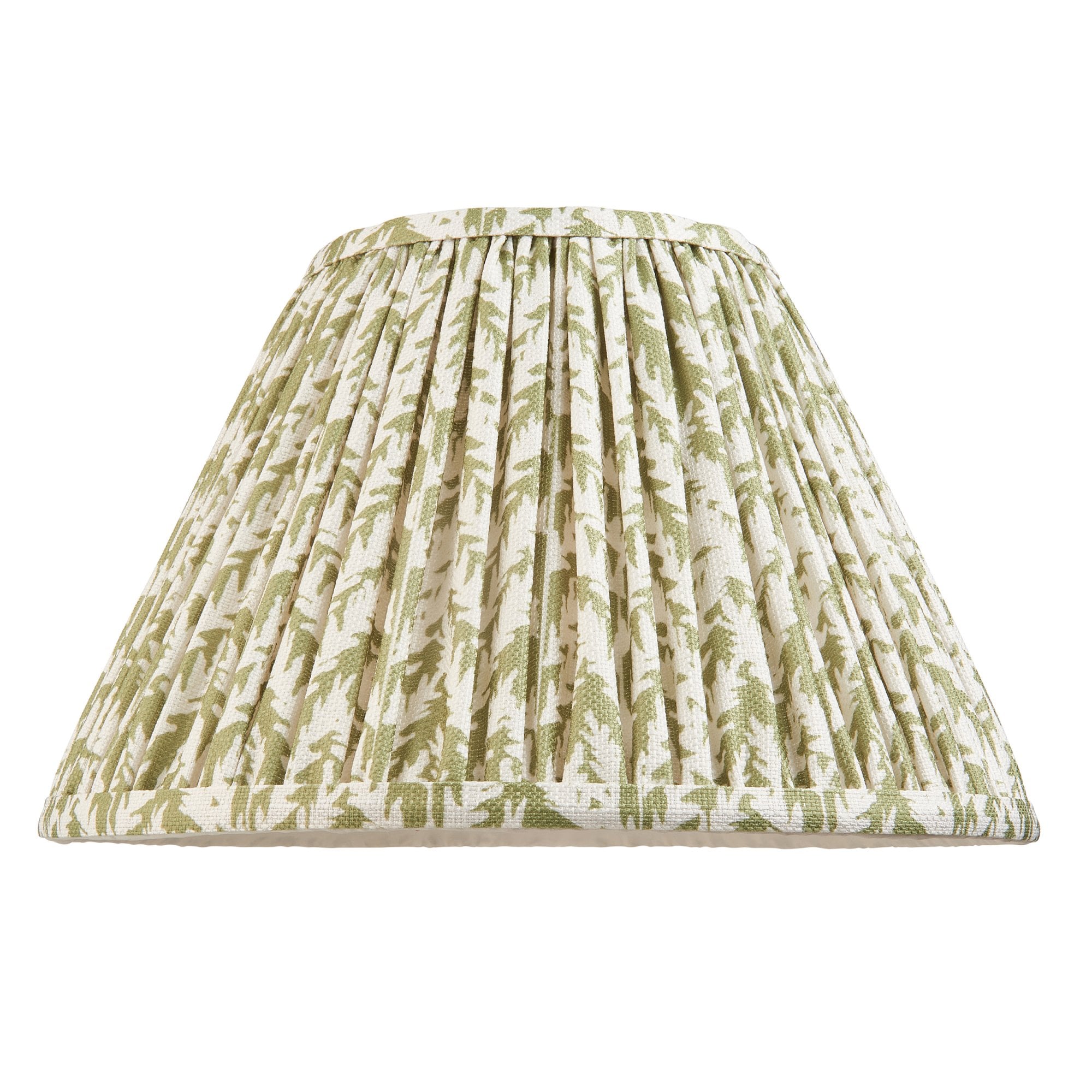 Endon Myrtle Gloss Cotswold Green Table Lamp & Leaf 30cm Herb Garden Green Shade