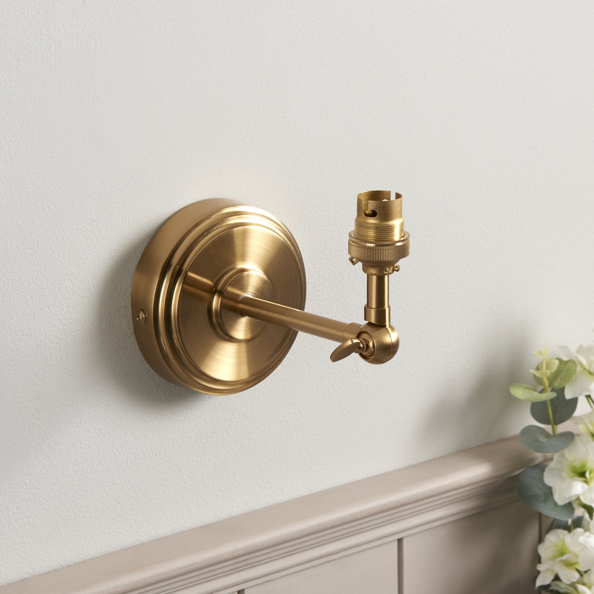 Endon Step Wing Wall Light & Ripple 16cm Coral Pink Shade
