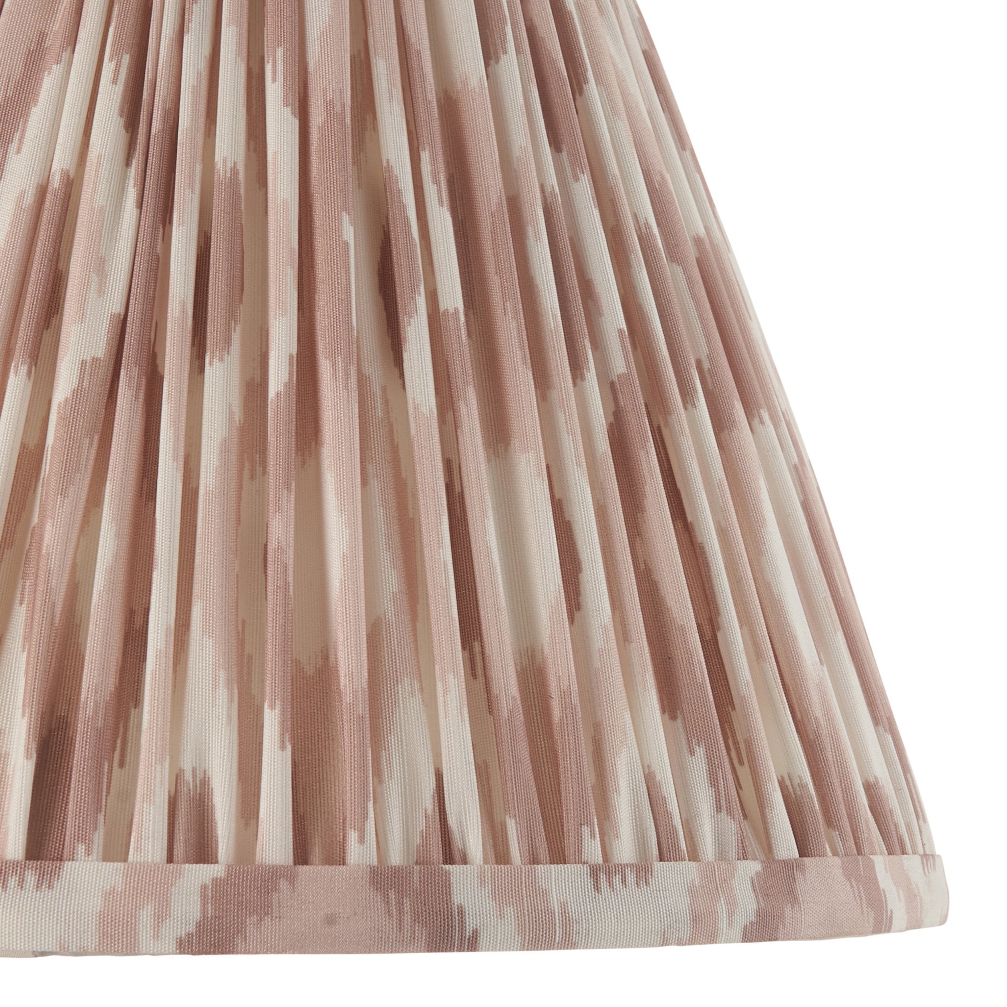 Endon Myrtle Gloss Cotswold Green Table Lamp & Ikat 25cm Neutral Shade