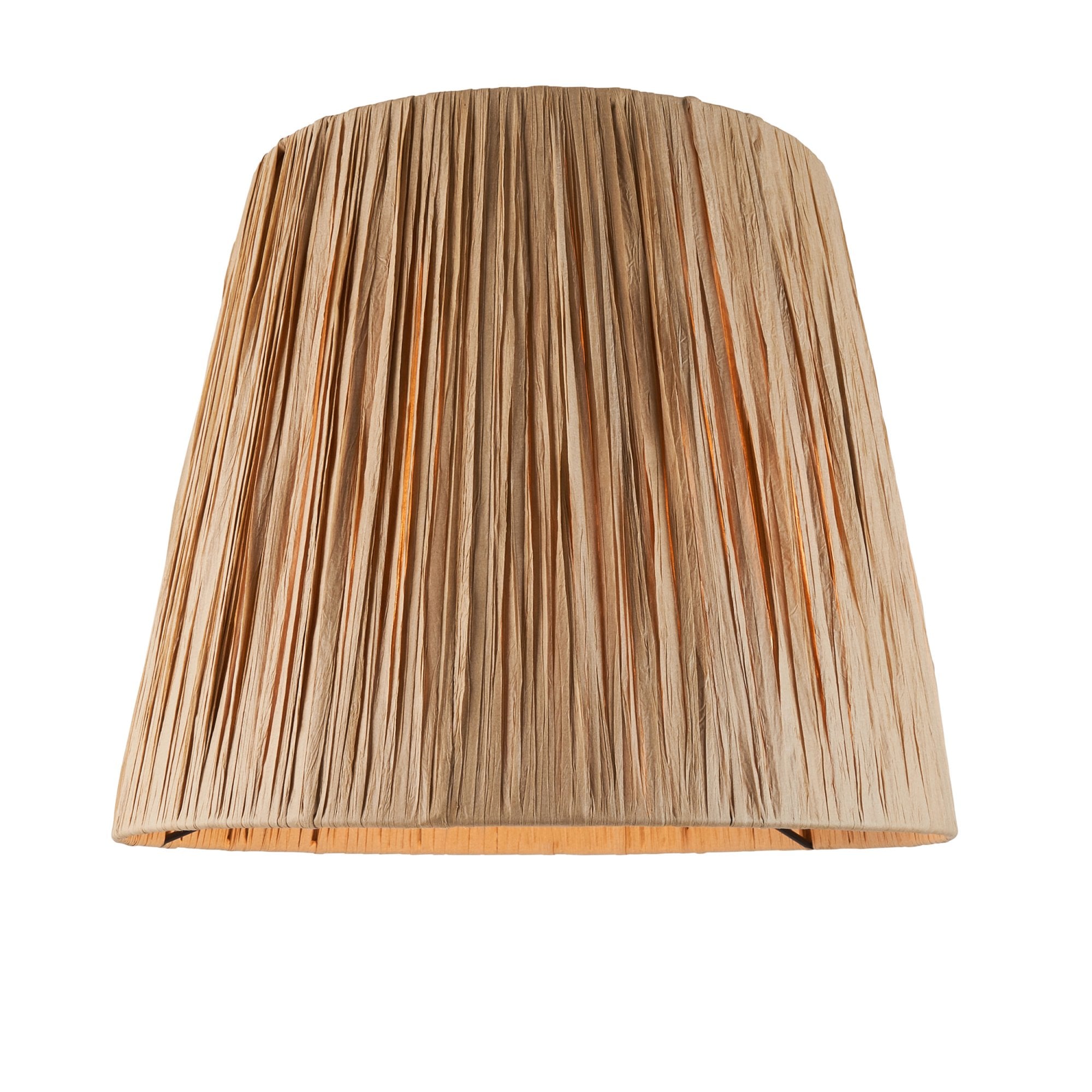 Endon Borello Table Lamp & Raffia 32cm Natural Raffia Shade