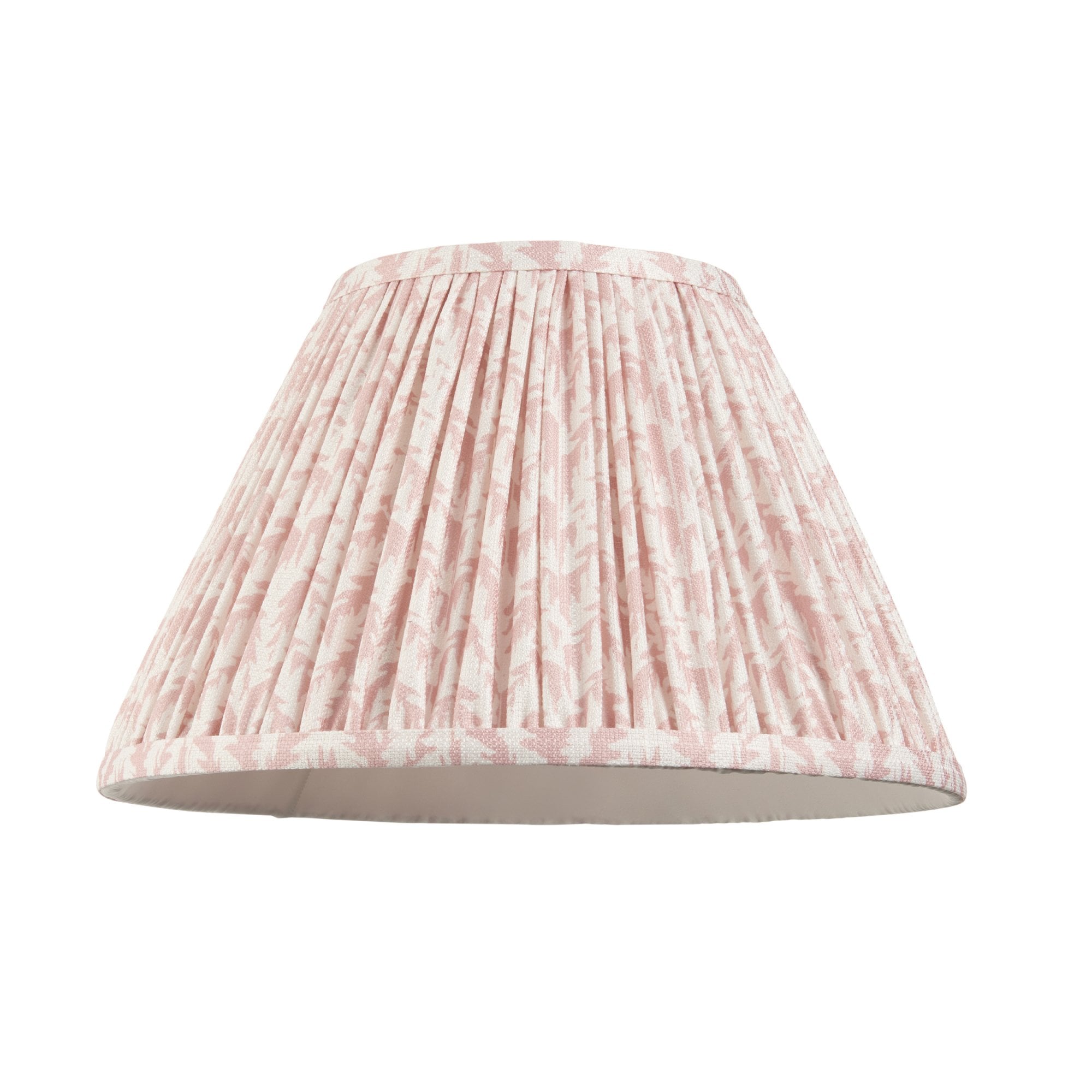 Endon Monroe Table Lamp & Leaf 30cm Peachy Keen Shade