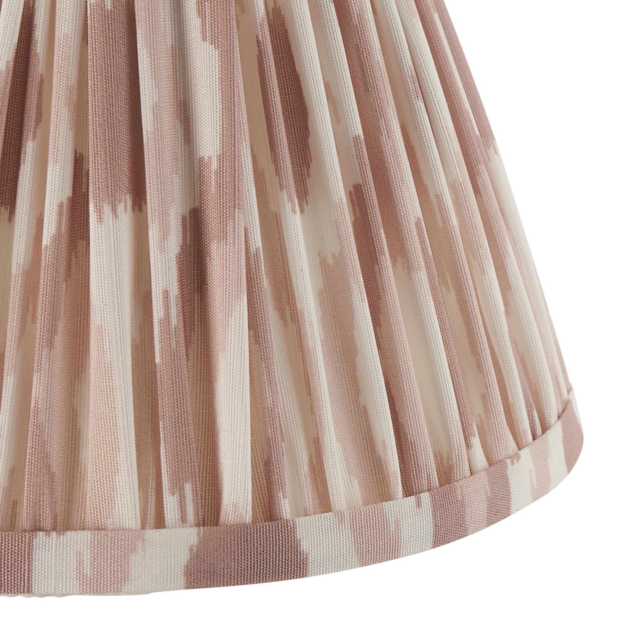 Endon Chester Wall Light & Ikat 16cm Neutral Shade