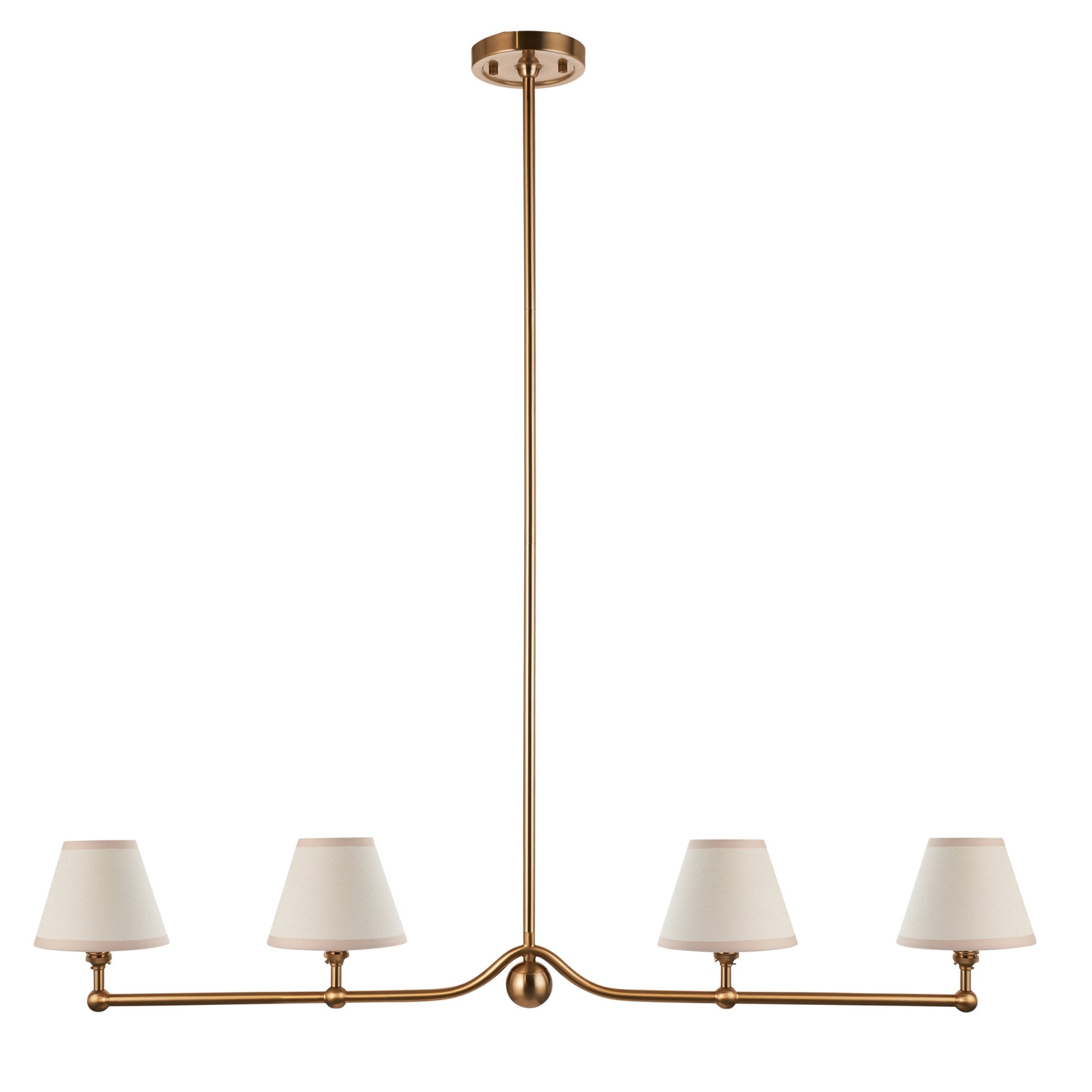 Endon Santiago Pendant & Ivy 16cm Vintage White Shade