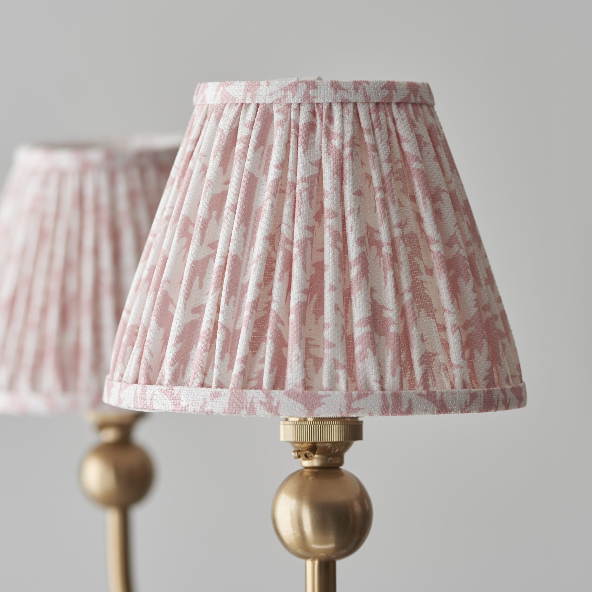 Endon Santiago Pendant & Leaf 16cm Peachy Keen Shade