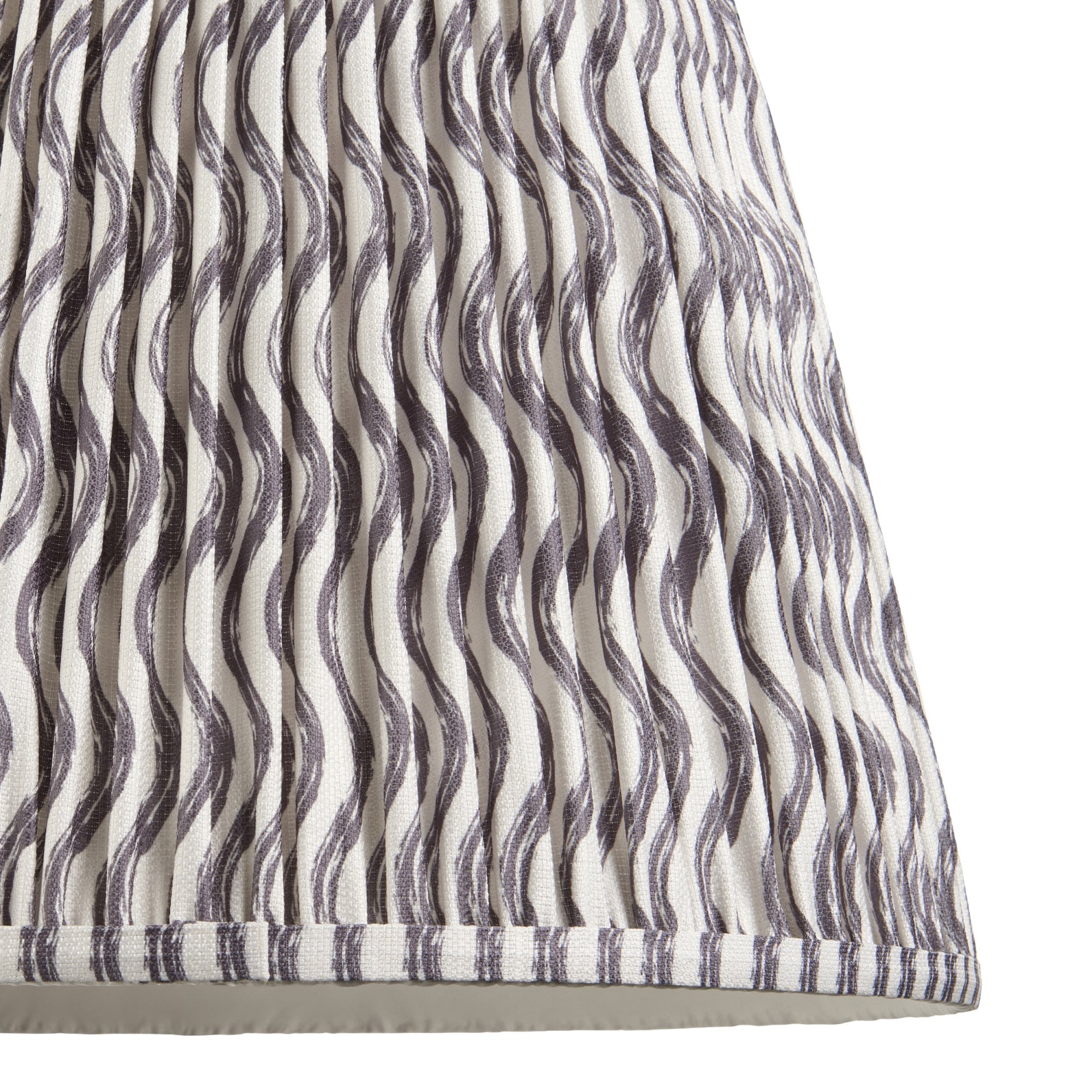 Endon Eltham Pendant & Ripple 40cm Pearl Grey Shade