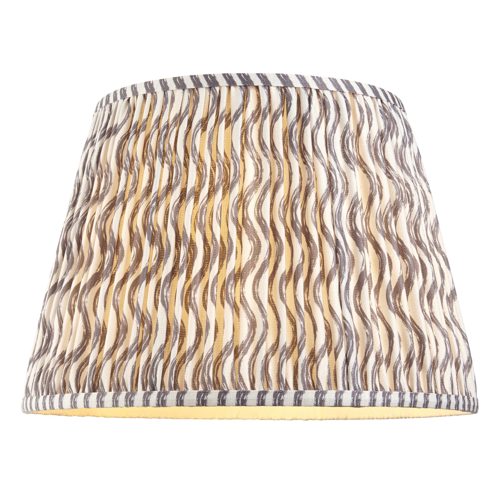 Endon Eltham Pendant & Ripple 40cm Pearl Grey Shade