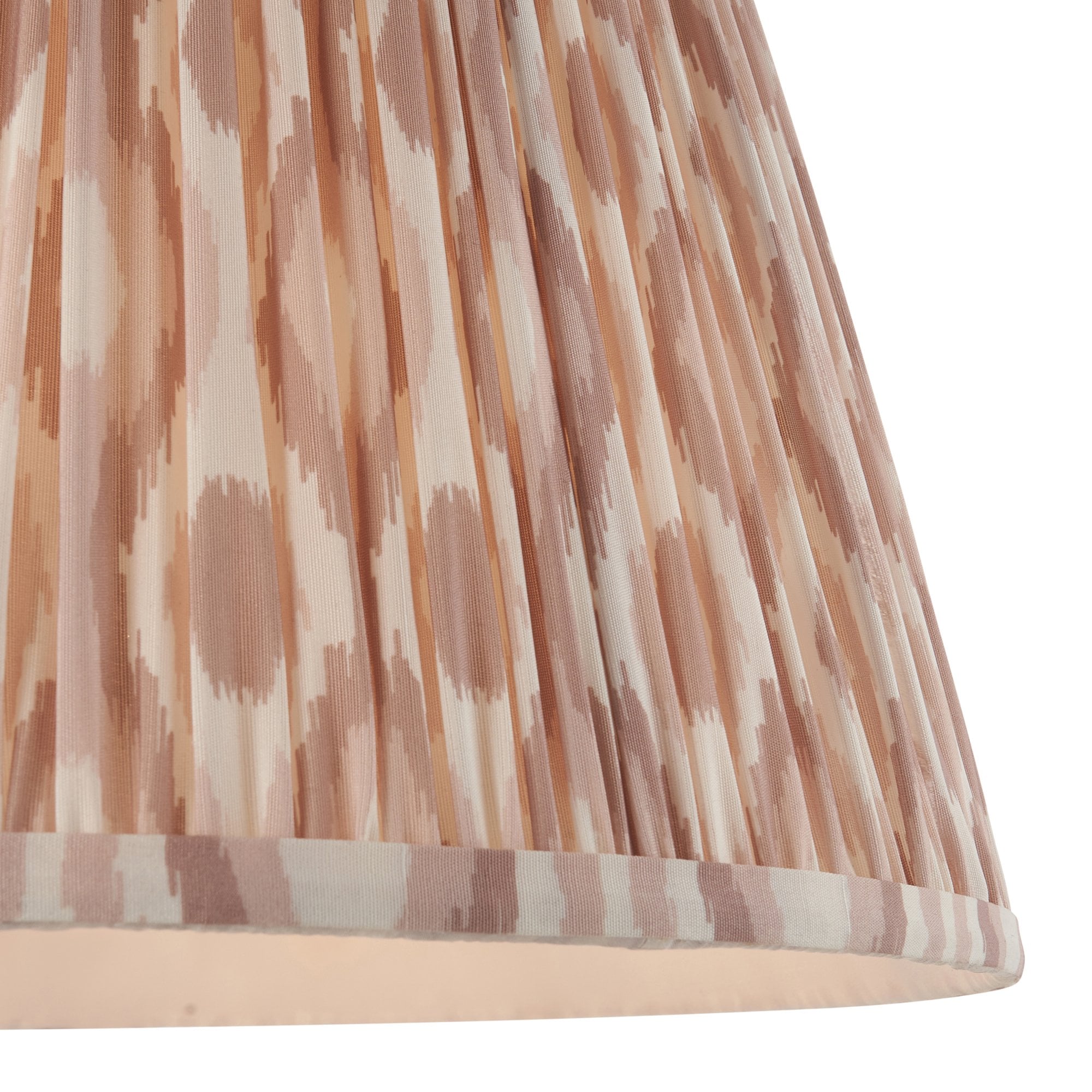 Endon Eltham Muted Green Braided Cable Pendant & Ikat 40cm Neutral Shade