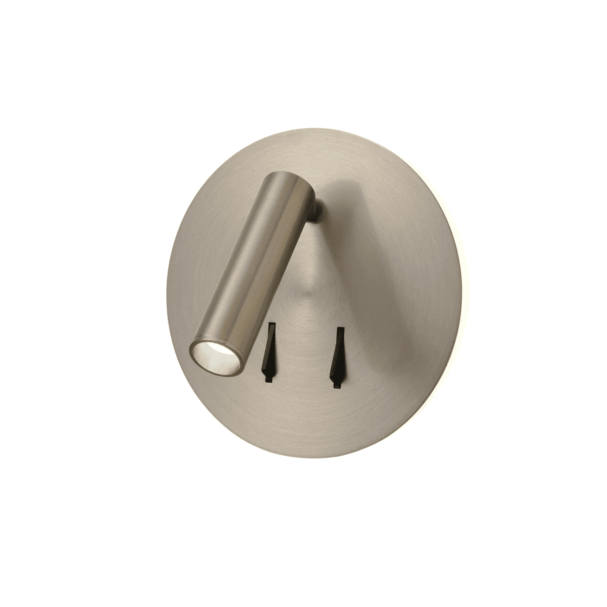 Franklite Luca LED Reading Wall Light Dual-Lighter - Satin Nickel
