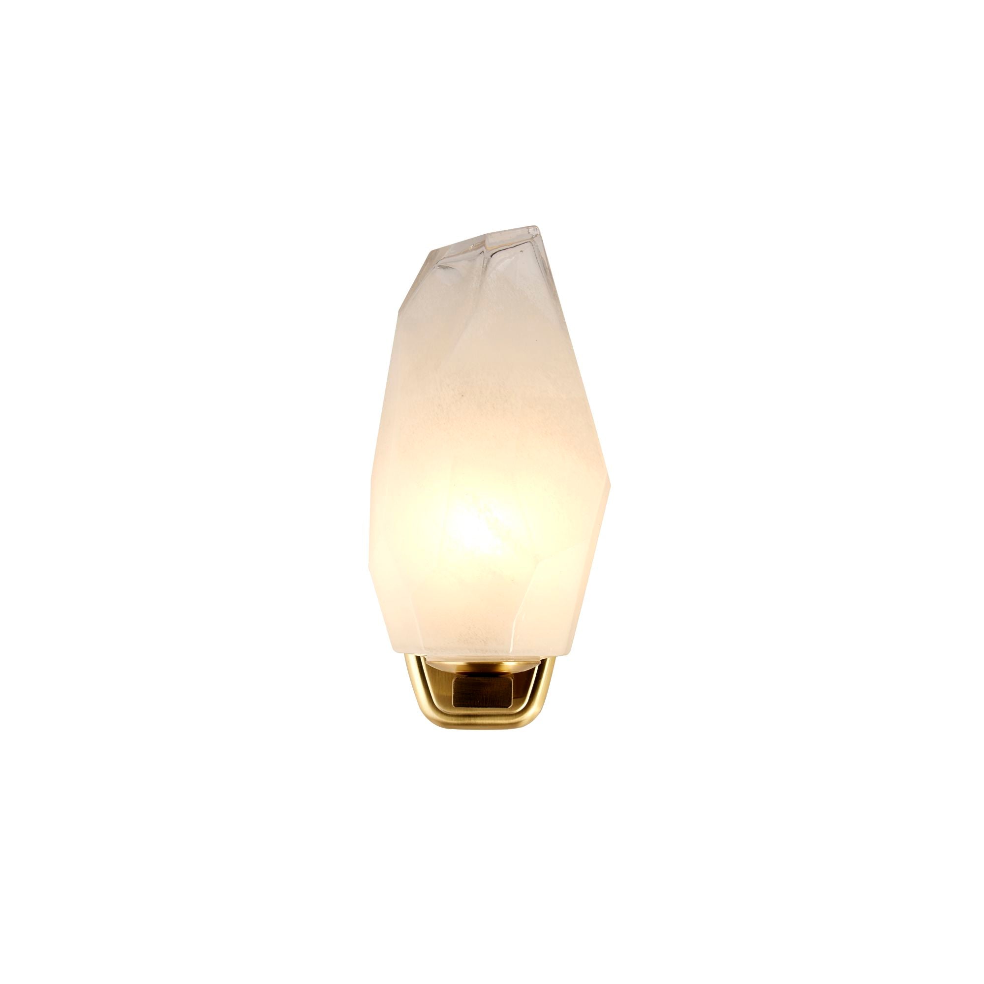 Searchlight Rocky 1 Light Wall Light - Satin Brass